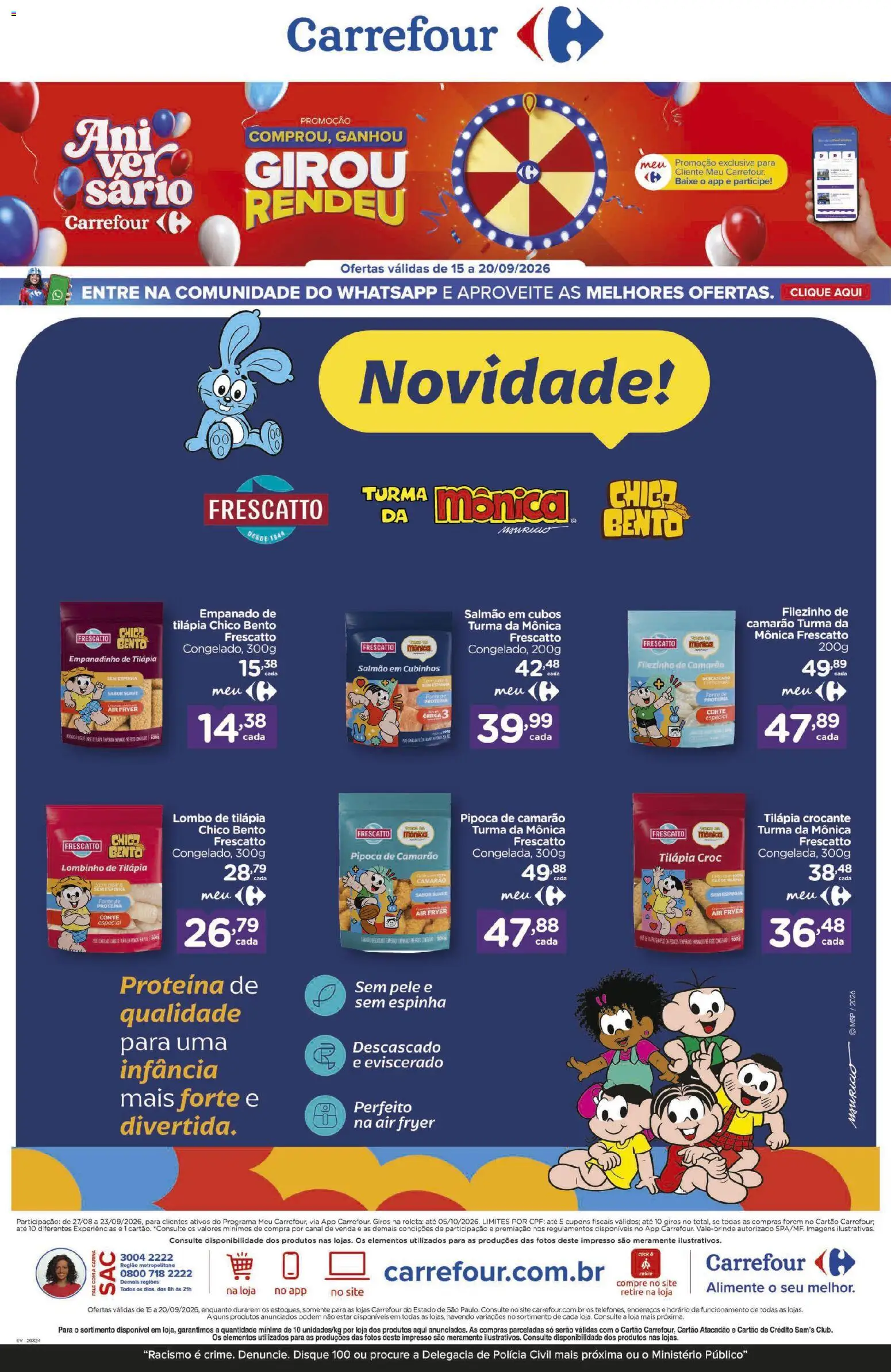 Pré-Visualização do folheto "Carrefour ofertas Peixaria" da loja Carrefour válido a partir de 15/09/2026