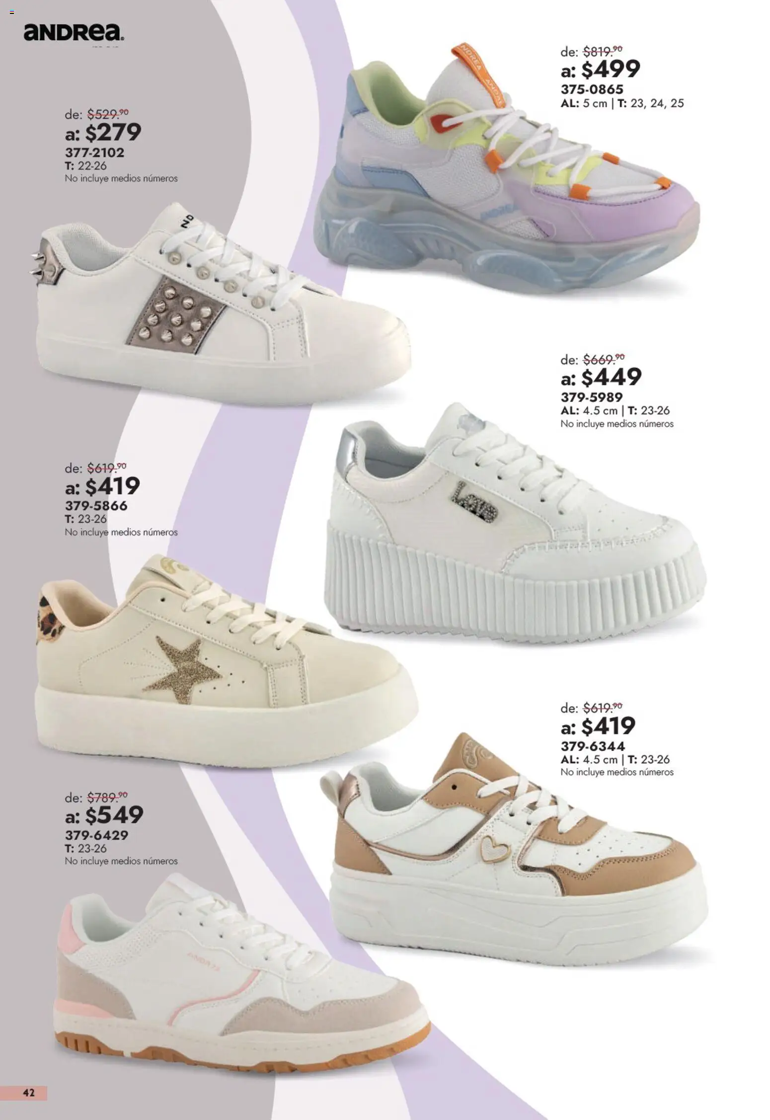 Vista previa las ofertas de la tienda Andrea - Andrea catálogo Outlet desde el 13/09/2026 