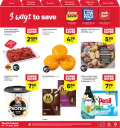 Preview of catalogue New World South Island catalogue from shop New World valid 18 May 2026