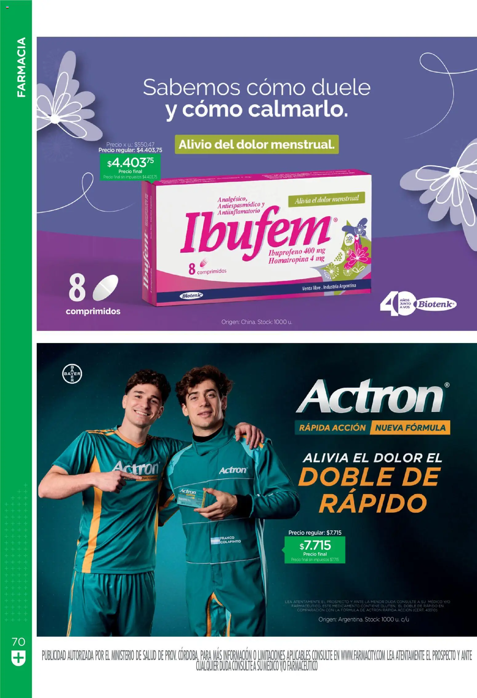 Vista previa del folleto de la tienda Farmacity válido desde el 01/09/2026 