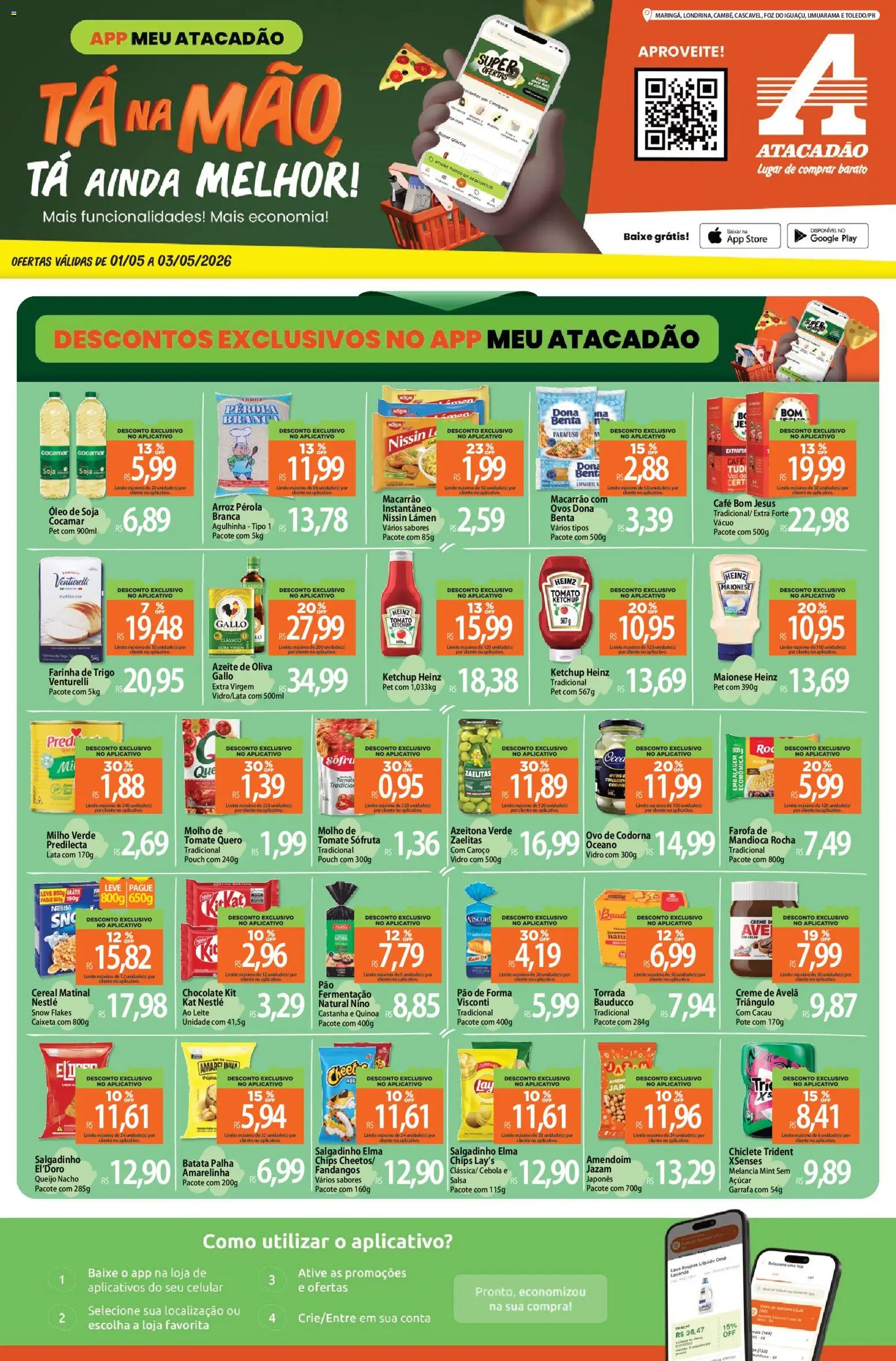 Pré-Visualização do folheto "Atacadão ofertas - PR" da loja Atacadão válido a partir de 01/05/2026