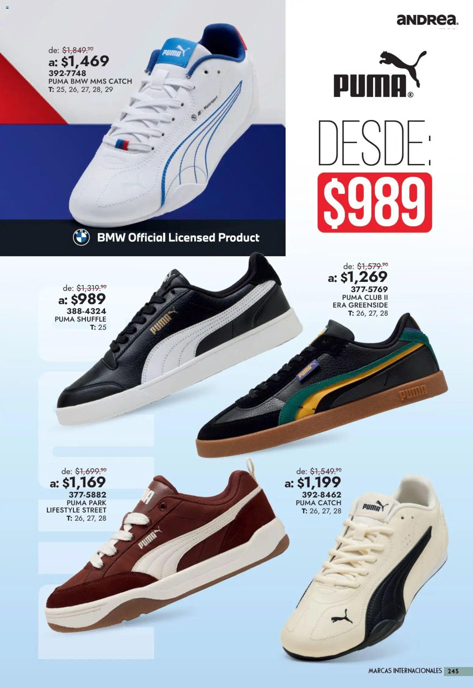 Vista previa las ofertas de la tienda Andrea - Andrea catálogo Outlet desde el 13/09/2026 