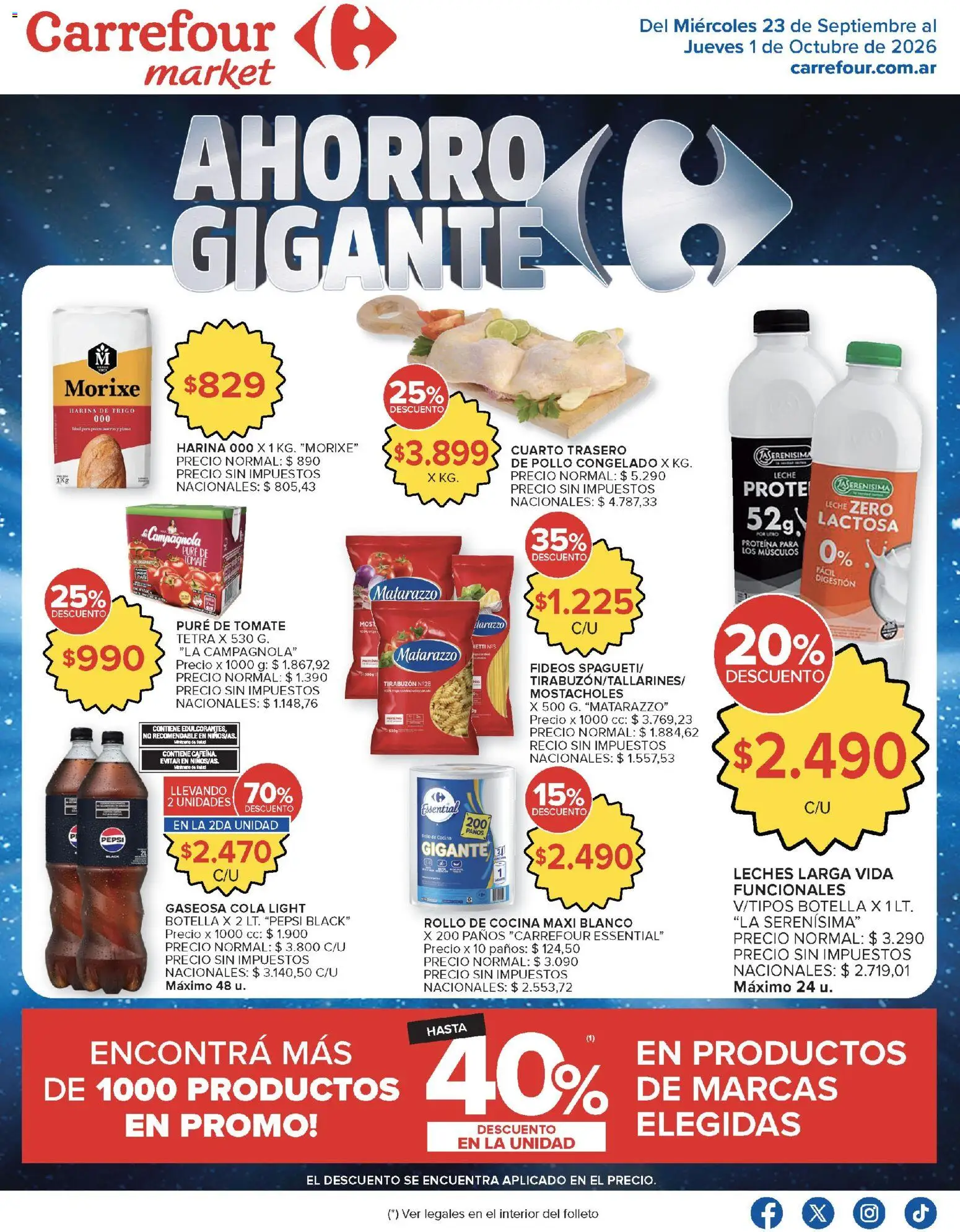 Vista previa del folleto de la tienda Carrefour válido desde el 23/09/2026 