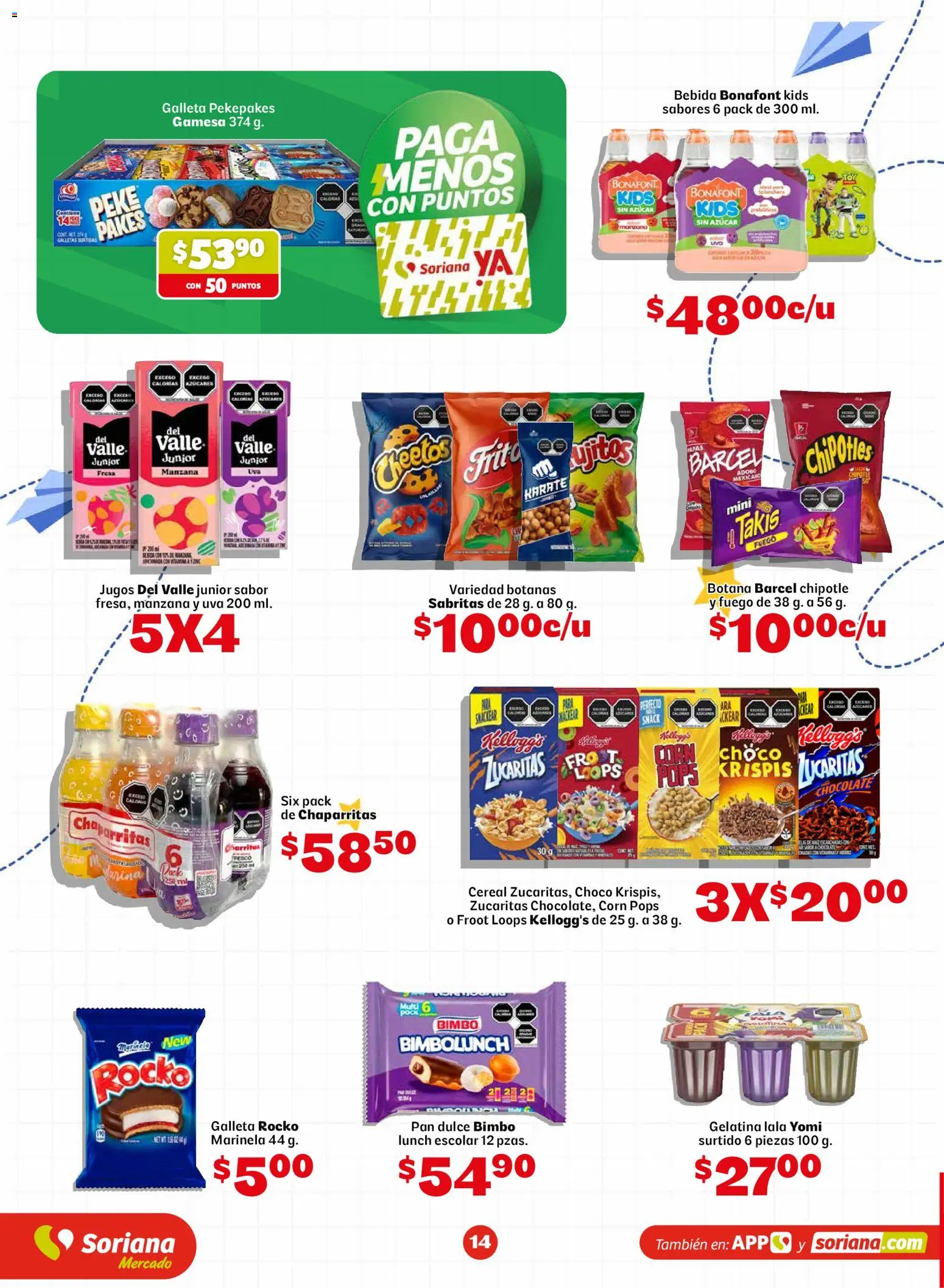 Vista previa las ofertas de la tienda Soriana - Soriana Más útiles más ahorro Mercado Nacional desde el 13/08/2026 