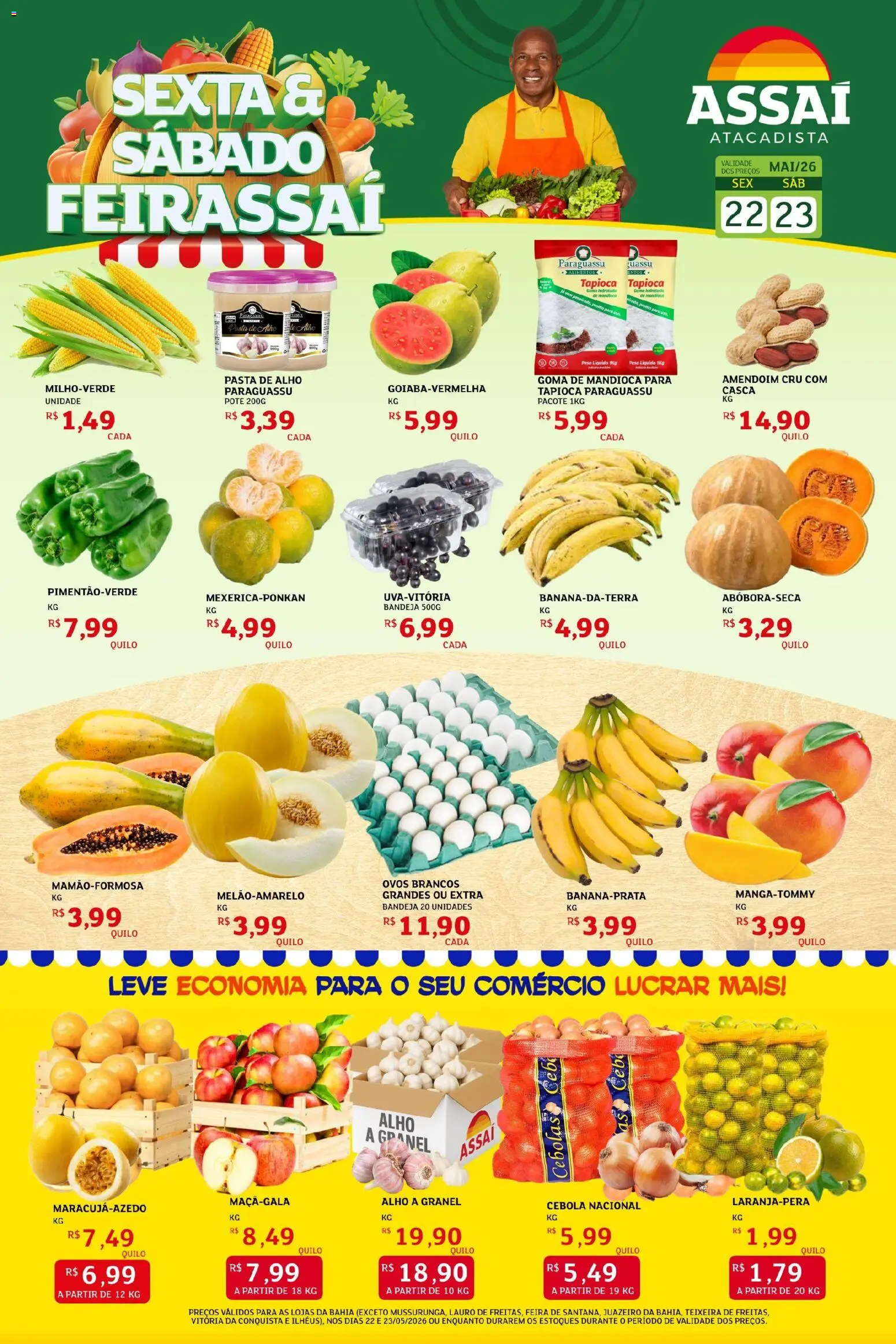 Pré-Visualização do folheto "Assaí Atacadista ofertas - BA" da loja Assaí Atacadista válido a partir de 22/05/2026