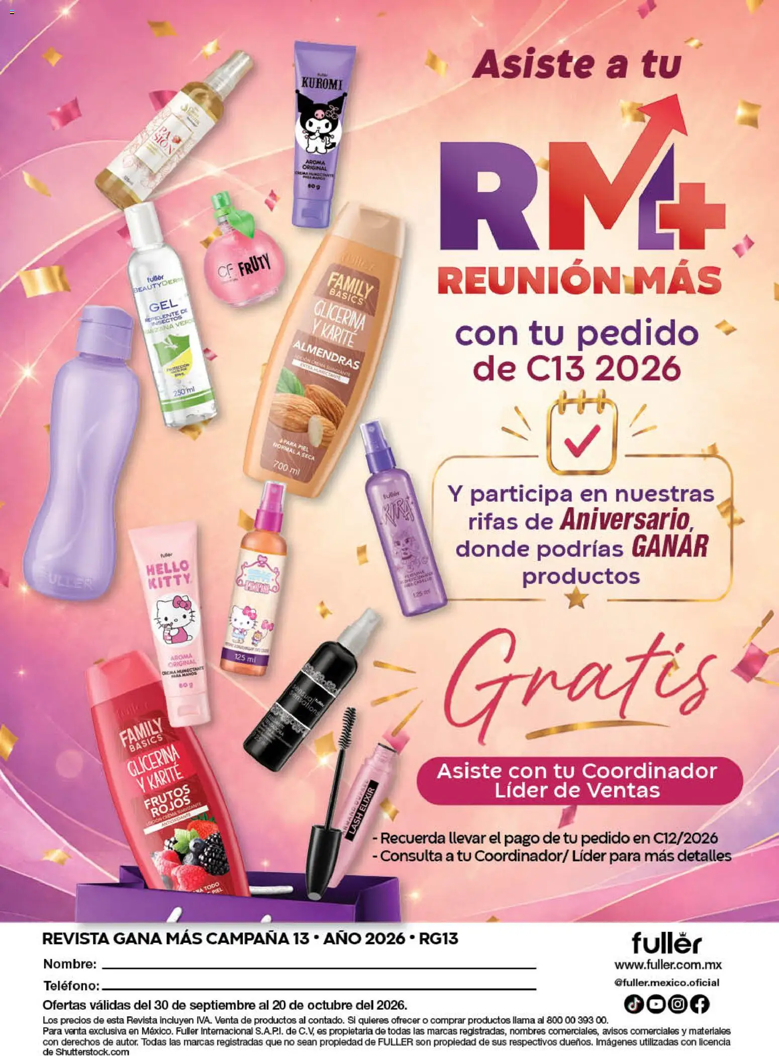 Vista previa las ofertas de la tienda Fuller - Fuller Gana Más 13 2026 desde el 30/09/2026 
