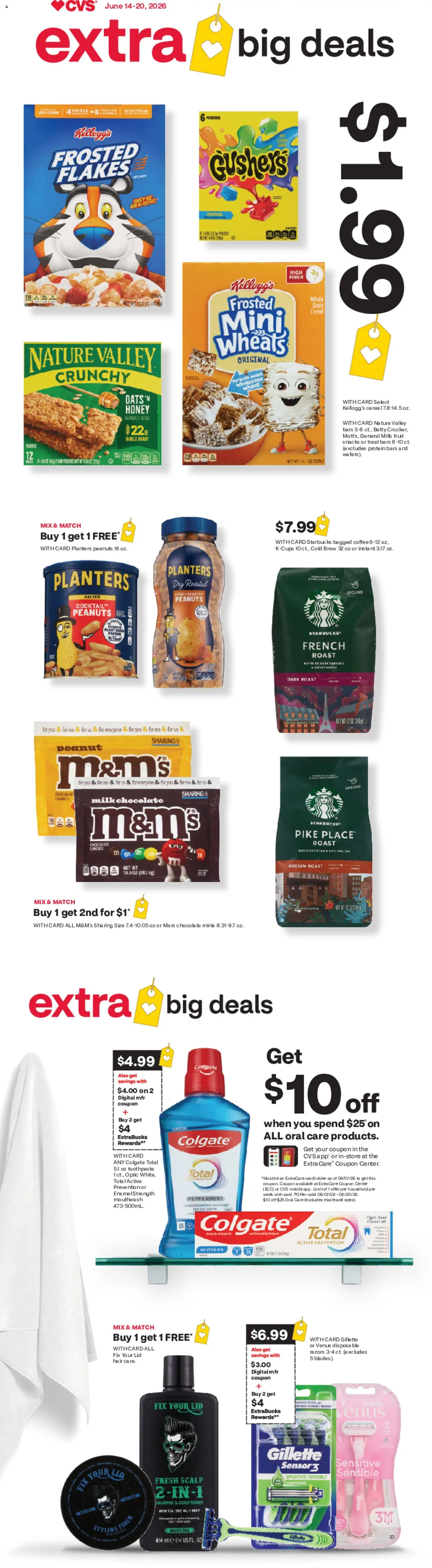 Ad Preview of CVS Pharmacy CVS Pharmacy Weekly Ad - CA from 06/14/2026