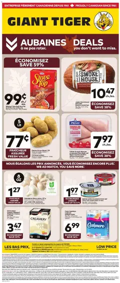 Preview of leaflet Circulaire from shop Giant Tiger is valid from Sep 30, 2026