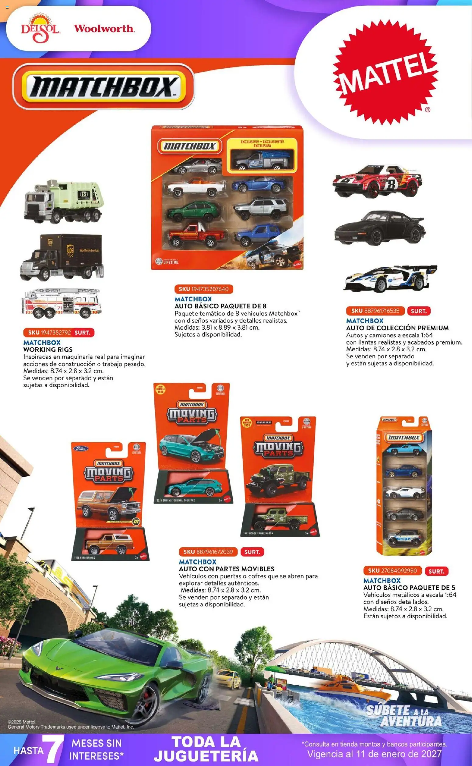 Vista previa las ofertas de la tienda Del Sol y Woolworth - Del Sol y Woolworth catálogo El Castillo del Juguete desde el 01/10/2026 - Puertas