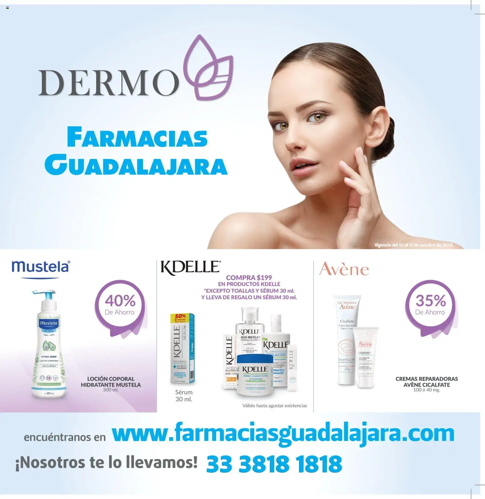 Vista previa las ofertas de la tienda Farmacia Guadalajara - Farmacia Guadalajara catálogo Dermo desde el 01/10/2026 - Crema, Exfoliante, Limpiador, Higiene íntima, Aclarante