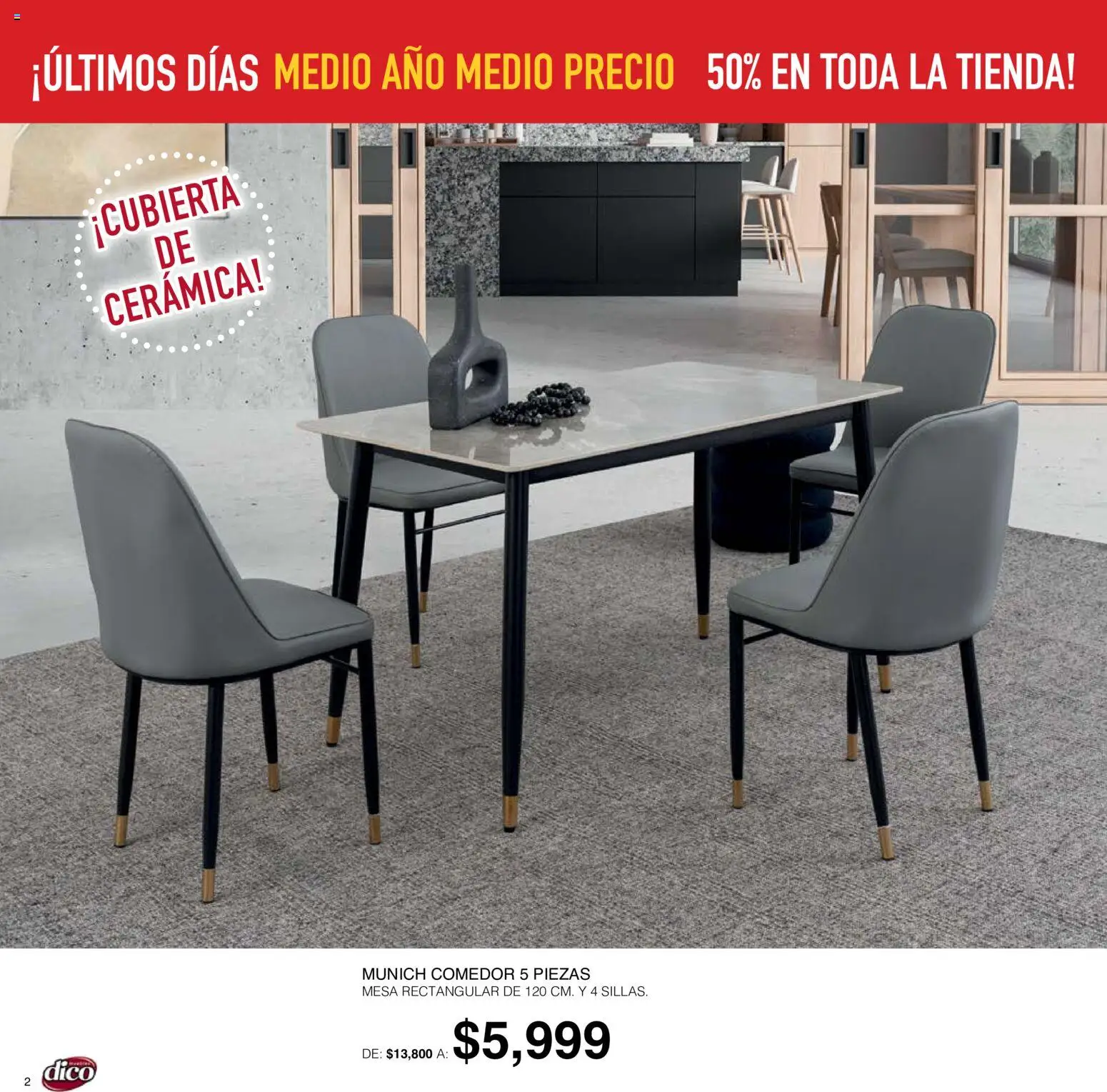 Vista previa las ofertas de la tienda Muebles Dico - Muebles Dico catálogo desde el 01/10/2026 