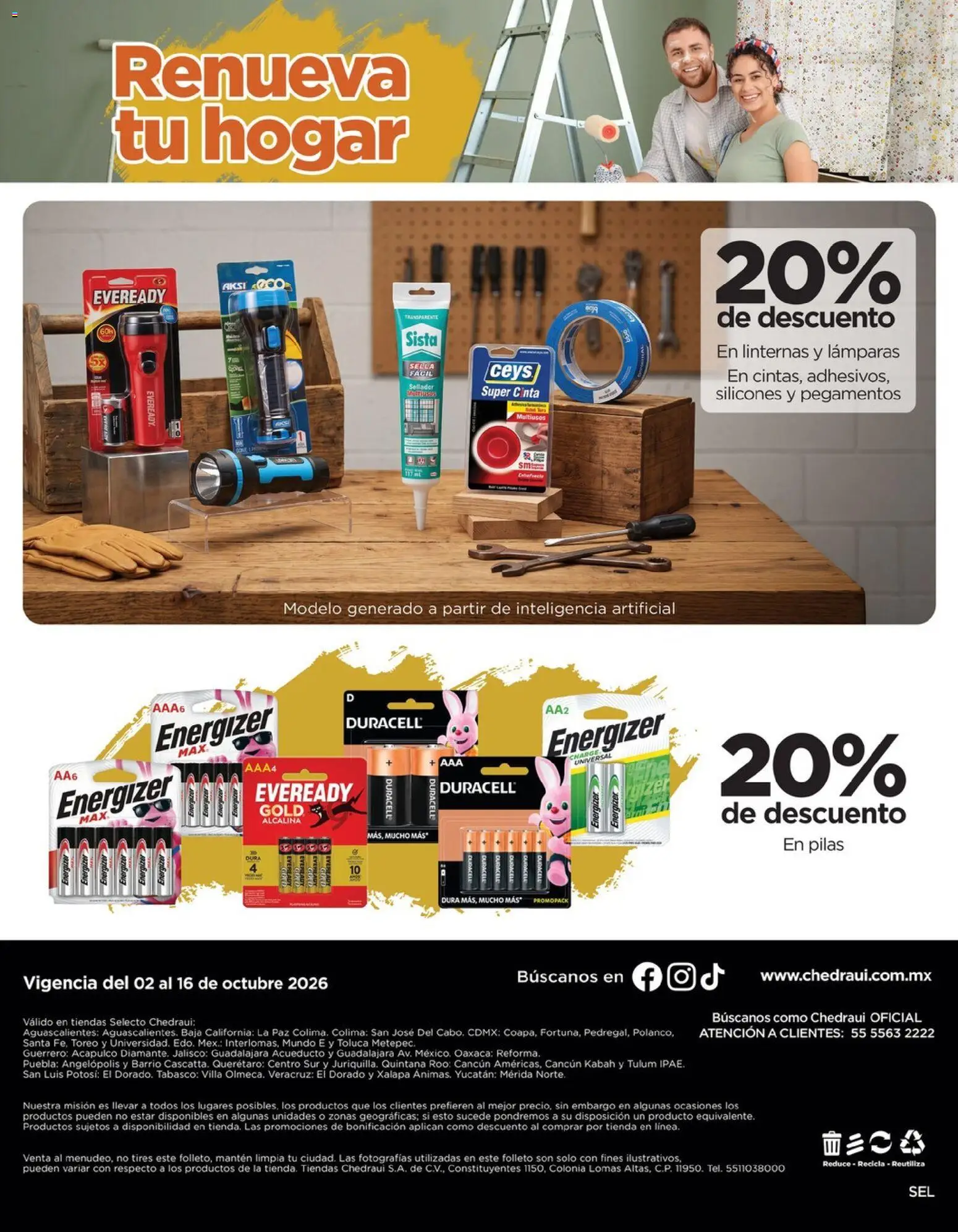Vista previa las ofertas de la tienda Chedraui - Chedraui folleto Llevarte más cuesta menos desde el 02/10/2026 