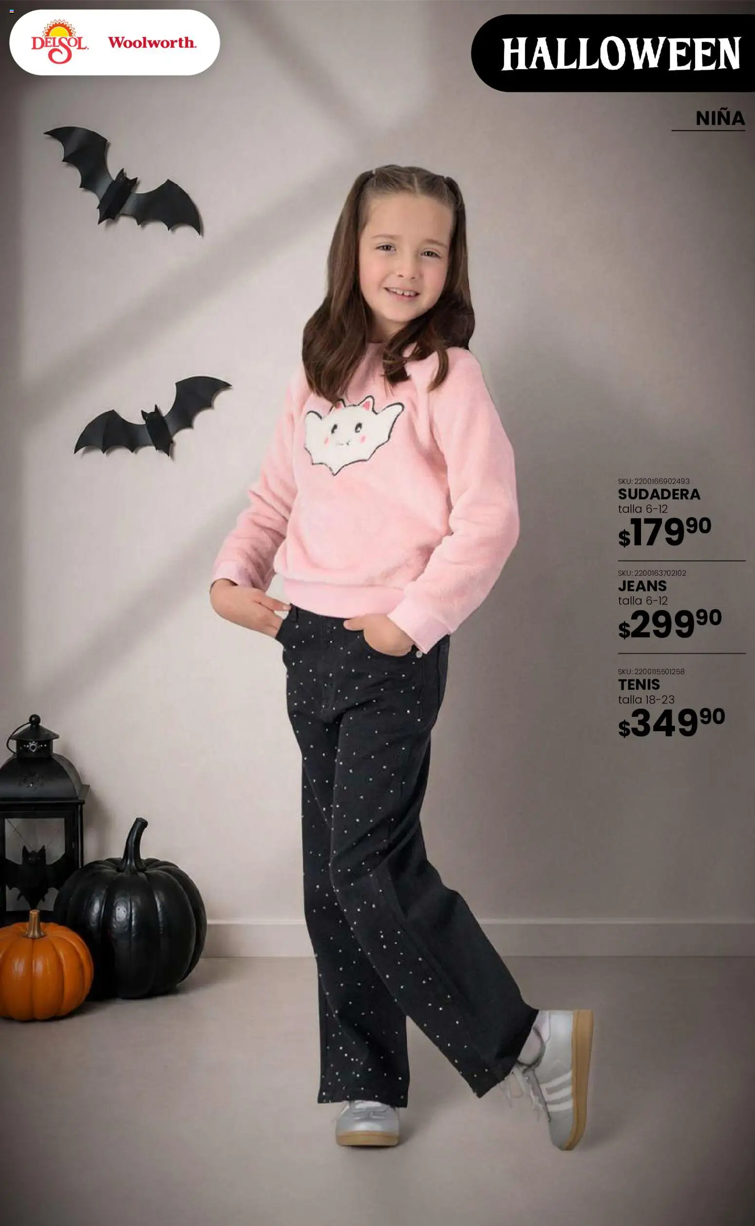 Vista previa las ofertas de la tienda Del Sol y Woolworth - Del Sol y Woolworth catálogo Halloween desde el 22/10/2026 