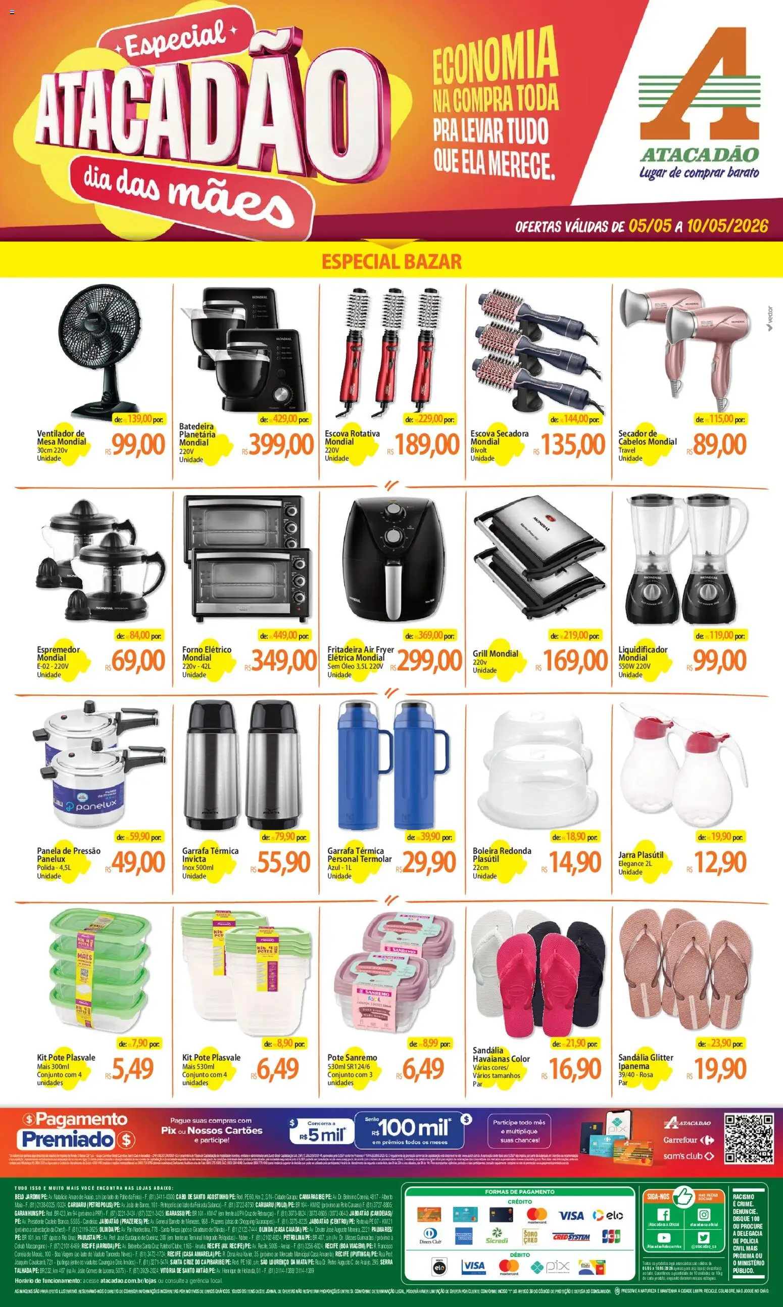 Pré-Visualização do folheto "Atacadão ofertas - PE" da loja Atacadão válido a partir de 05/05/2026