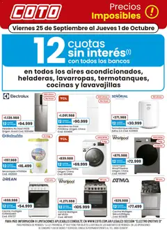 Vista previa del folleto de la tienda Coto válido desde el 25/09/2026 