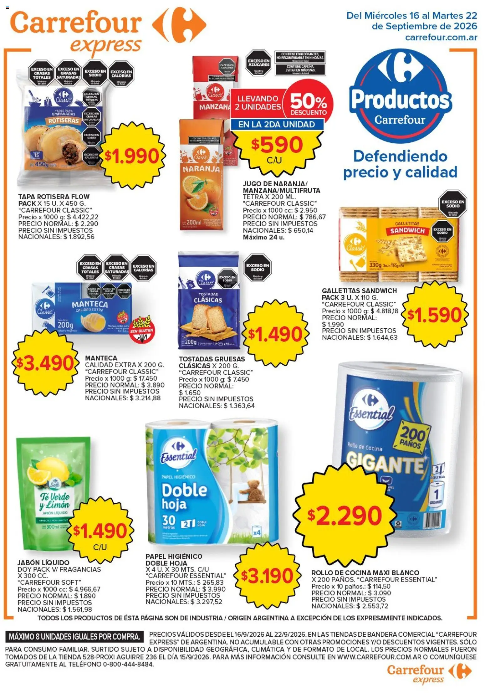 Vista previa del folleto de la tienda Carrefour válido desde el 16/09/2026 