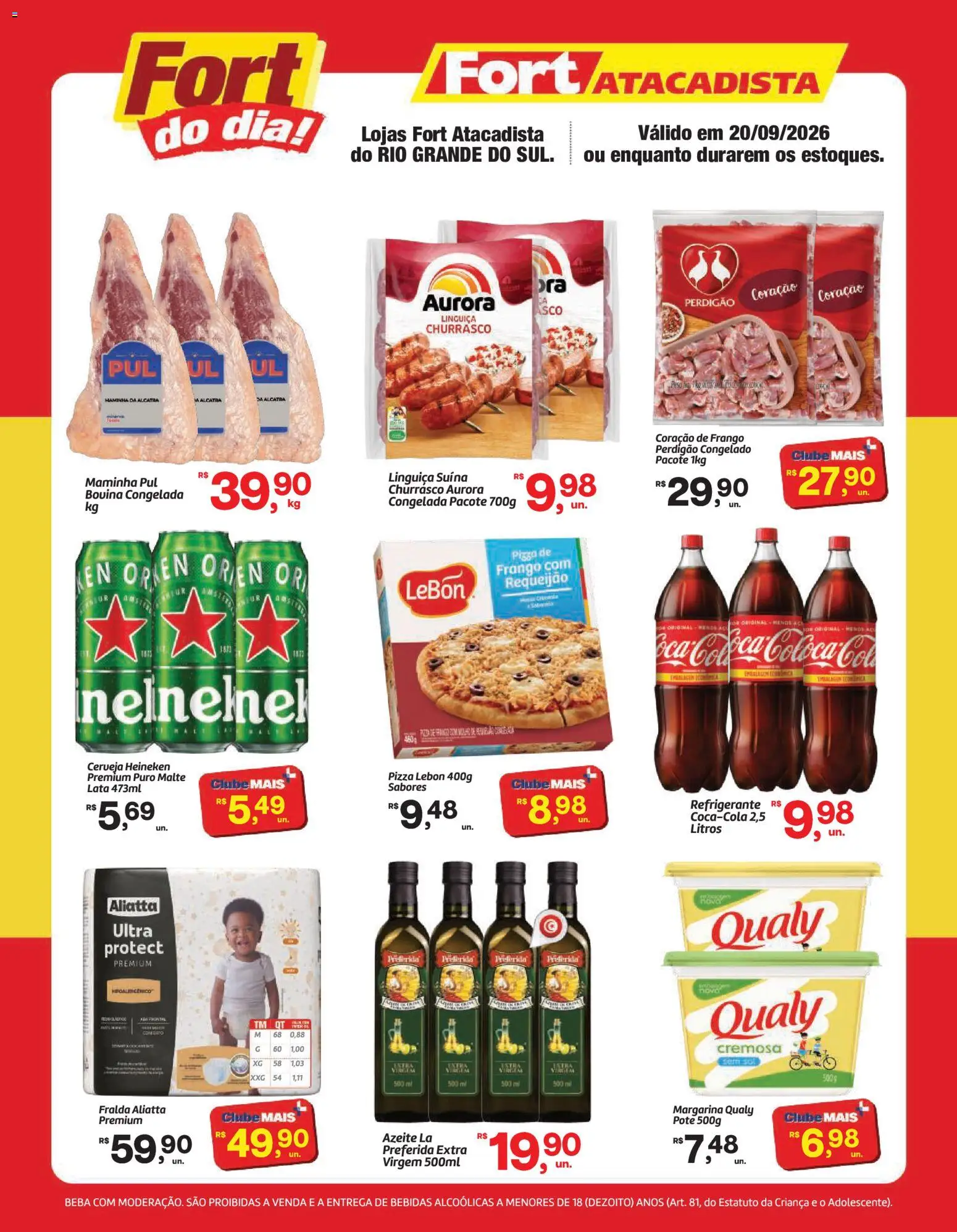 Pré-Visualização do folheto "Fort Atacadista ofertas Card" da loja Fort Atacadista válido a partir de 20/09/2026