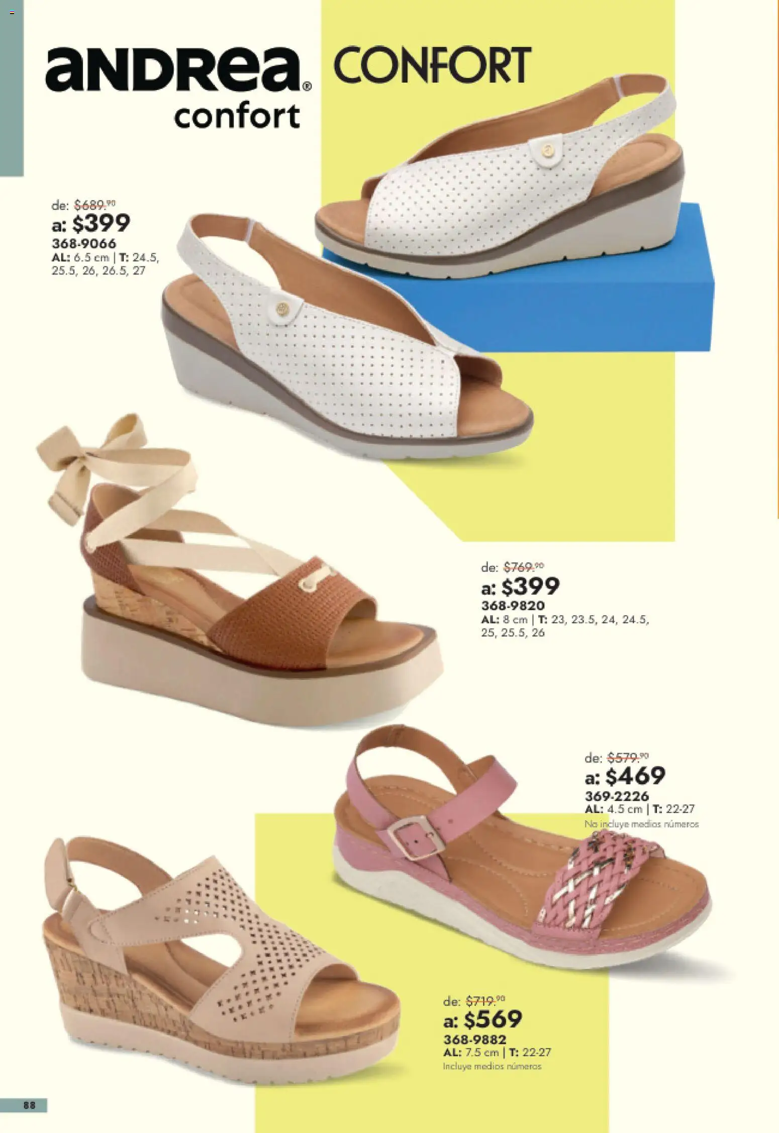 Vista previa las ofertas de la tienda Andrea - Andrea catálogo Outlet desde el 26/07/2026 