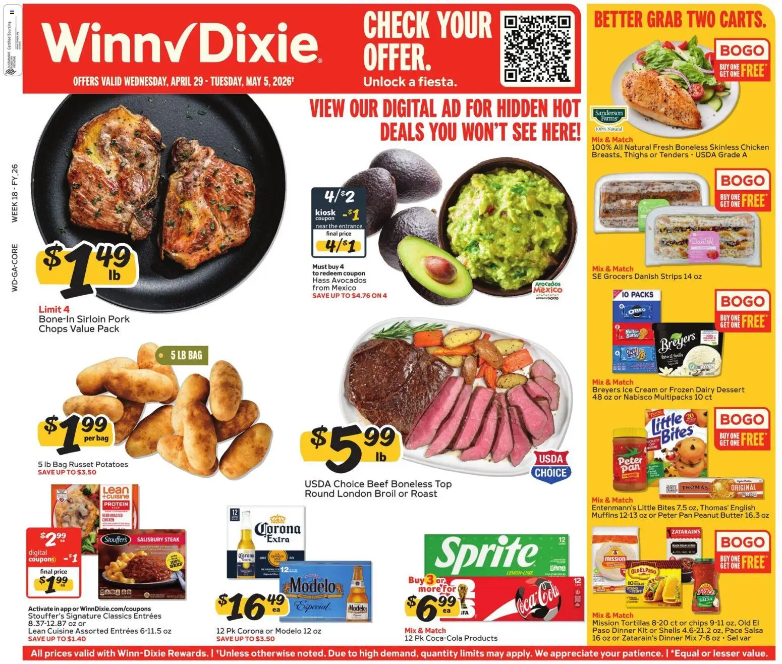 Ad Preview of Winn Dixie Winn Dixie Weekly Ad from 04/29/2026