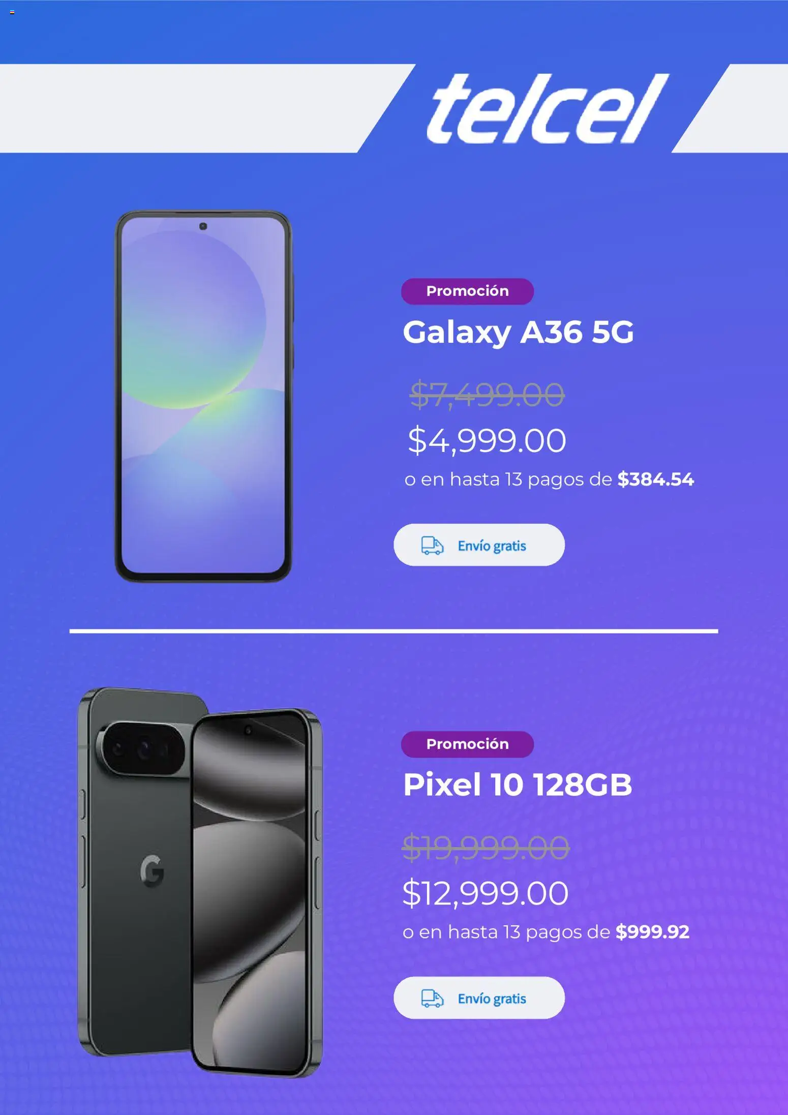 Vista previa las ofertas de la tienda Telcel - Telcel catálogo desde el 21/09/2026 
