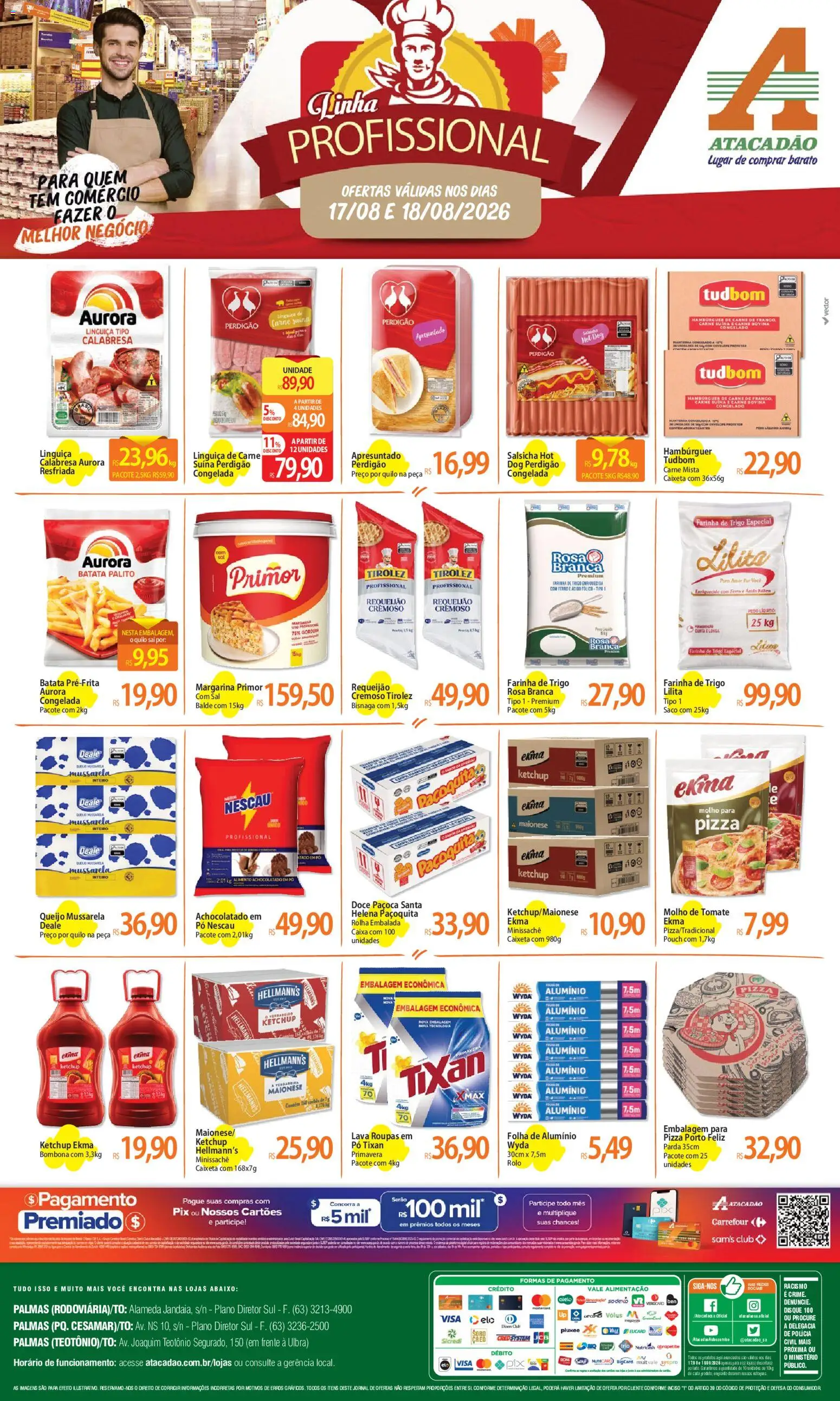 Pré-Visualização do folheto "Atacadão ofertas - TO" da loja Atacadão válido a partir de 17/08/2026