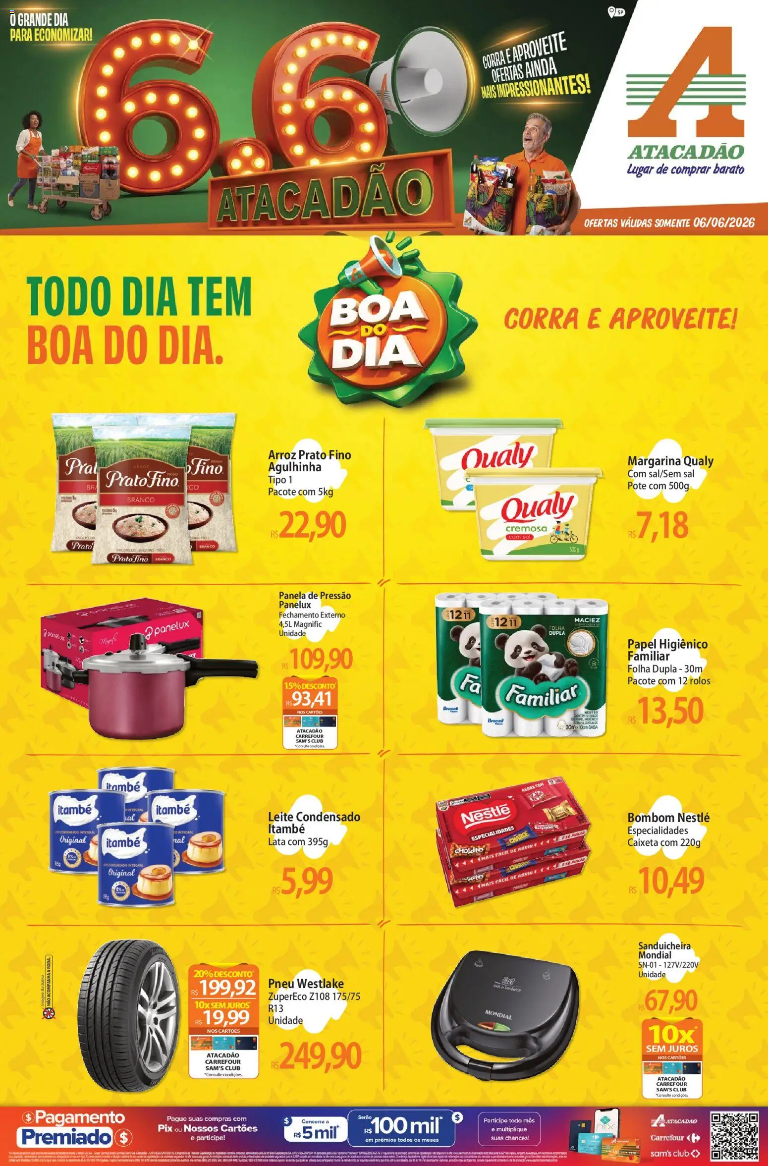 Pré-Visualização do folheto "Atacadão ofertas - SP" da loja Atacadão válido a partir de 06/06/2026