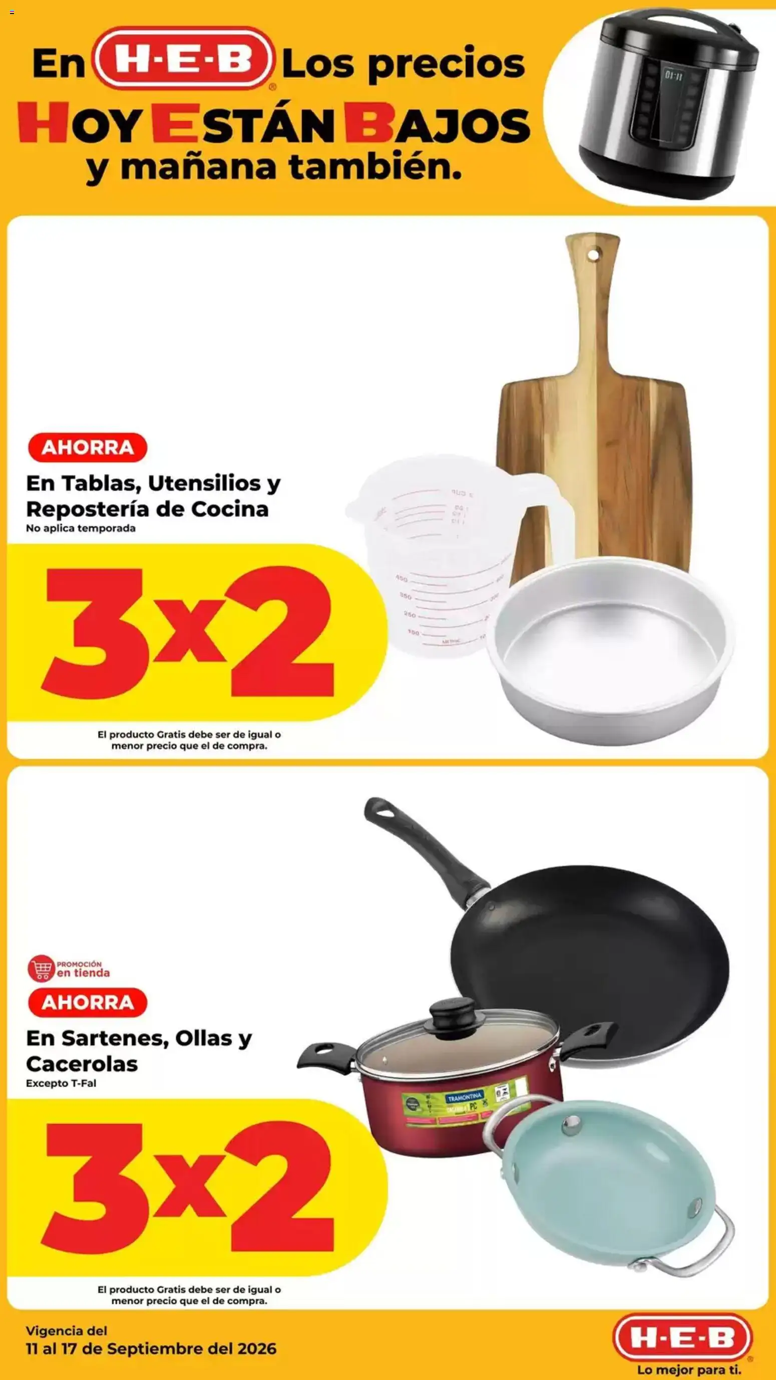 Vista previa las ofertas de la tienda H-E-B - H-E-B folleto desde el 11/09/2026 