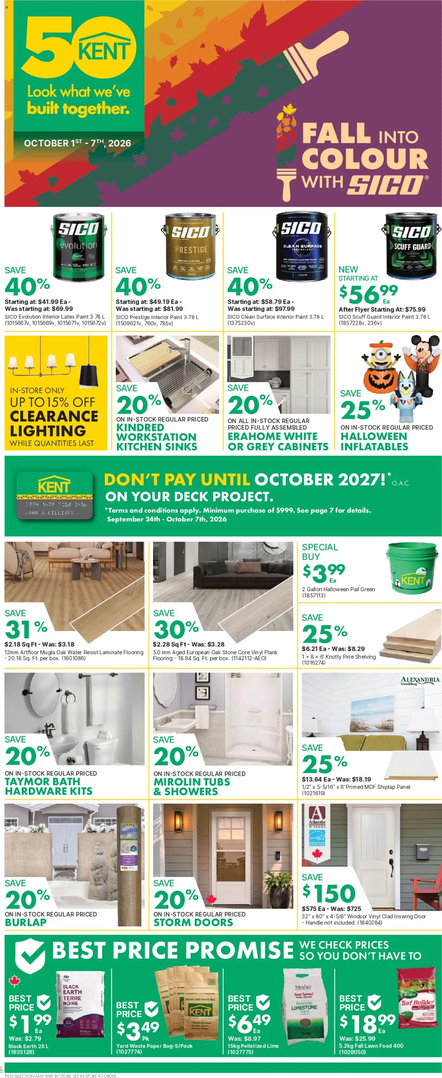 Preview of leaflet Kent weekly flyer / circulaire from shop Kent is valid from Oct 01, 2026