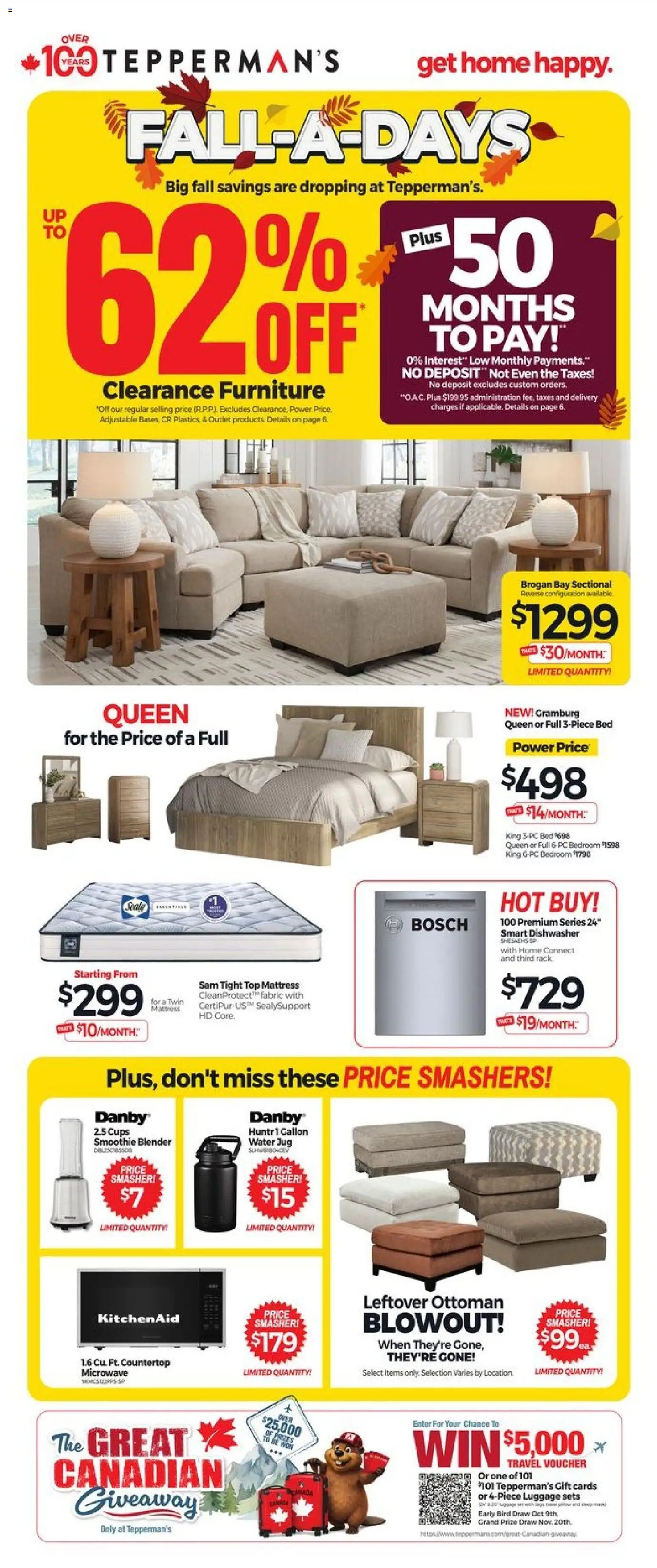 Preview of leaflet Tepperman's weekly flyer / circulaire from shop Tepperman's is valid from Sep 18, 2026