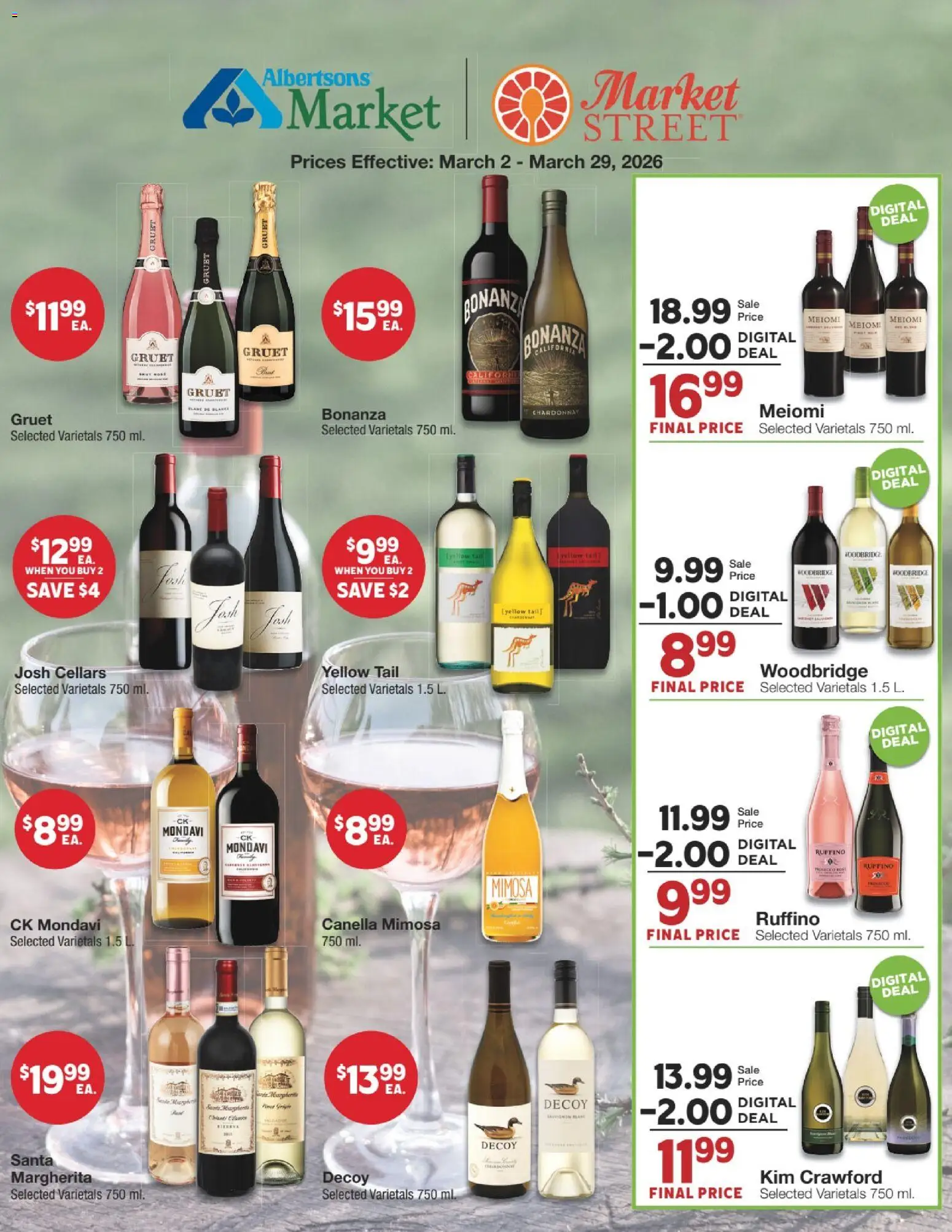Ad Preview of United Supermarkets United Supermarkets March Alcohol Flyers from 03/02/2026