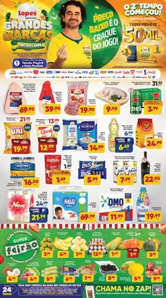 Pré-Visualização do folheto "Lopes Supermercados - Ofertas da semana" da loja Lopes Supermercados válido a partir de 26/06/2026