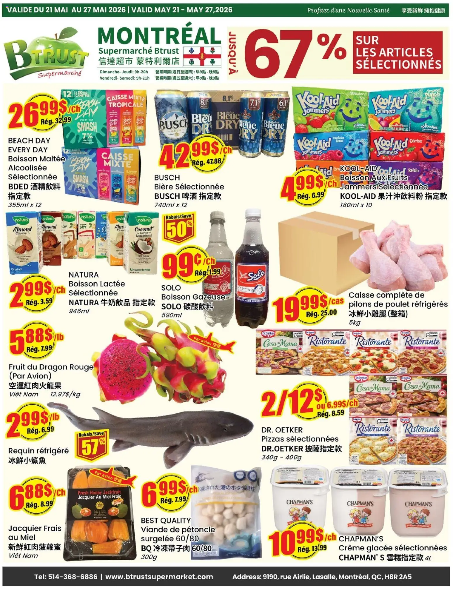 Preview of leaflet Btrust Supermarket weekly flyer / circulaire from shop Btrust Supermarket is valid from May 21, 2026