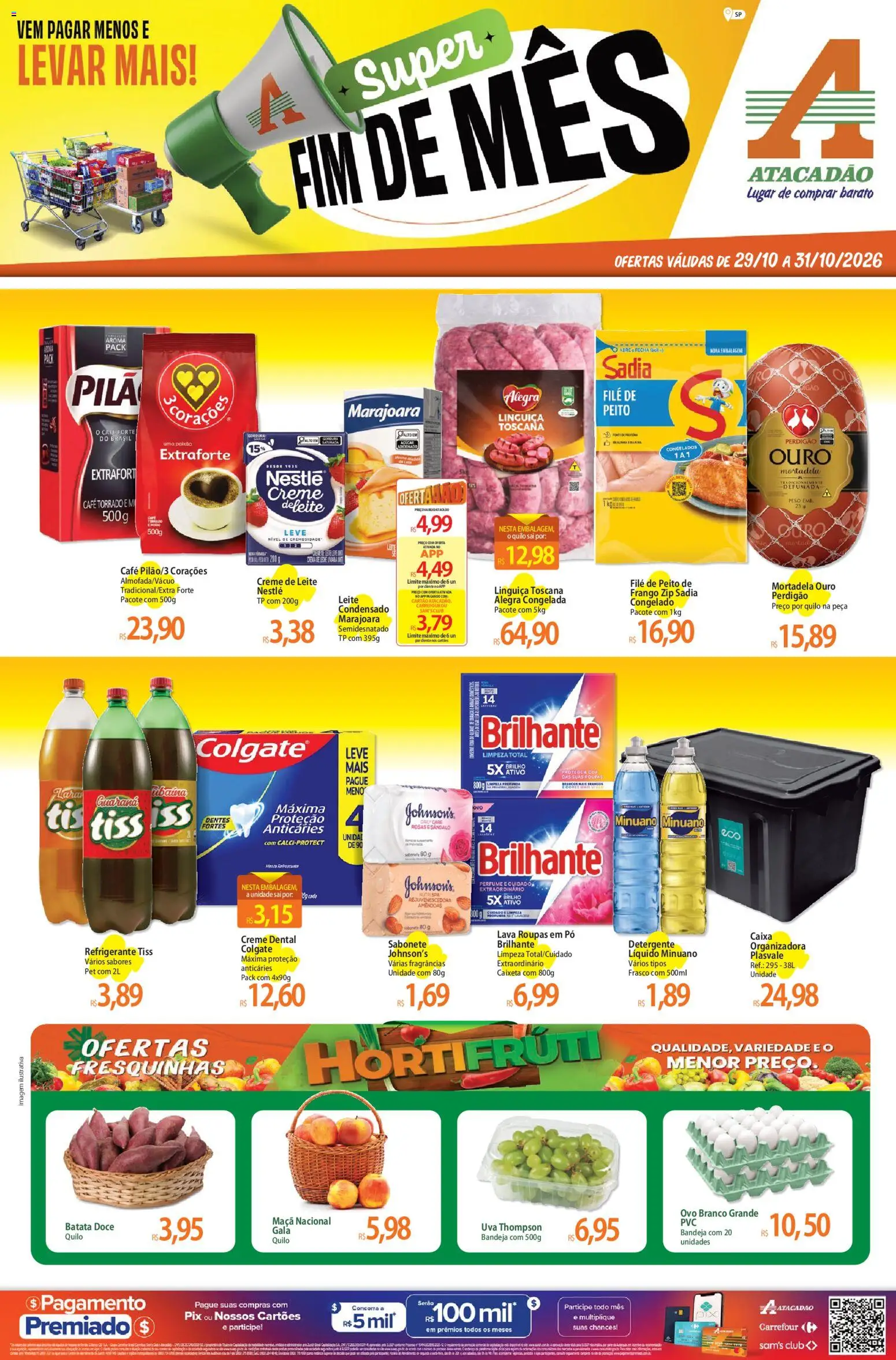 Pré-Visualização do folheto "Atacadão ofertas - SP" da loja Atacadão válido a partir de 29/10/2026