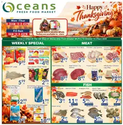 Un aperçu du dépliant Oceans weekly flyer / circulaire du magasin Oceans est valide à partir 9 oct. 2026