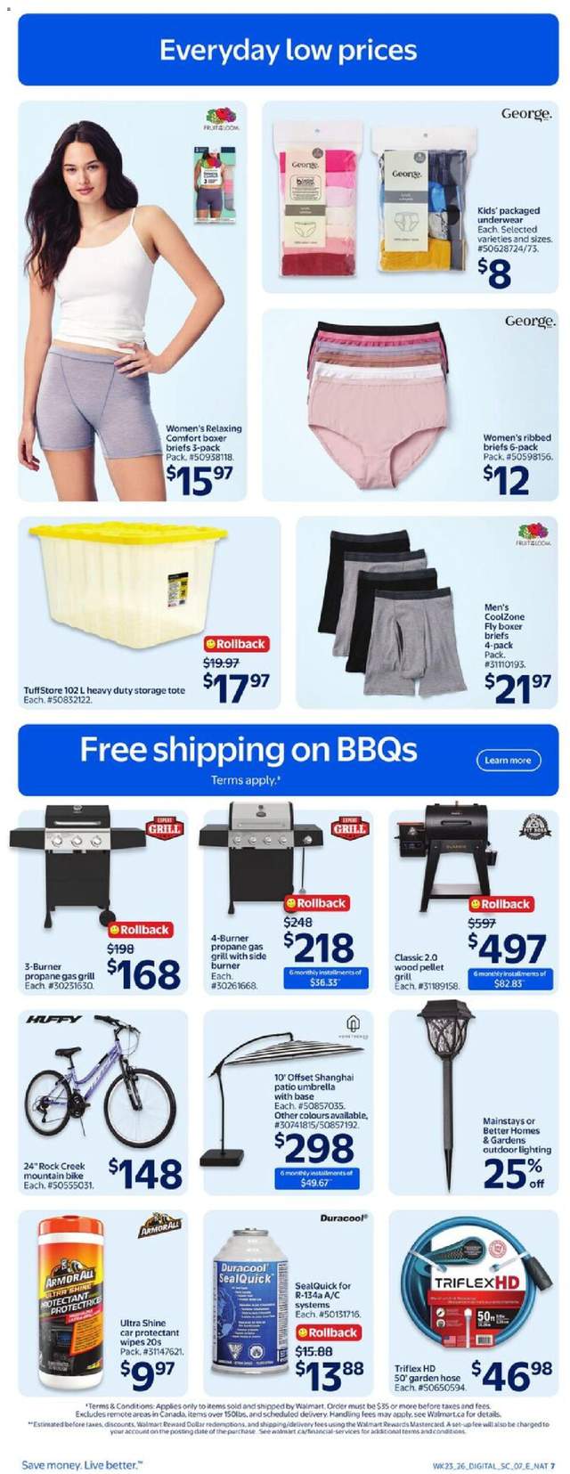 New Walmart flyer from Jul 02