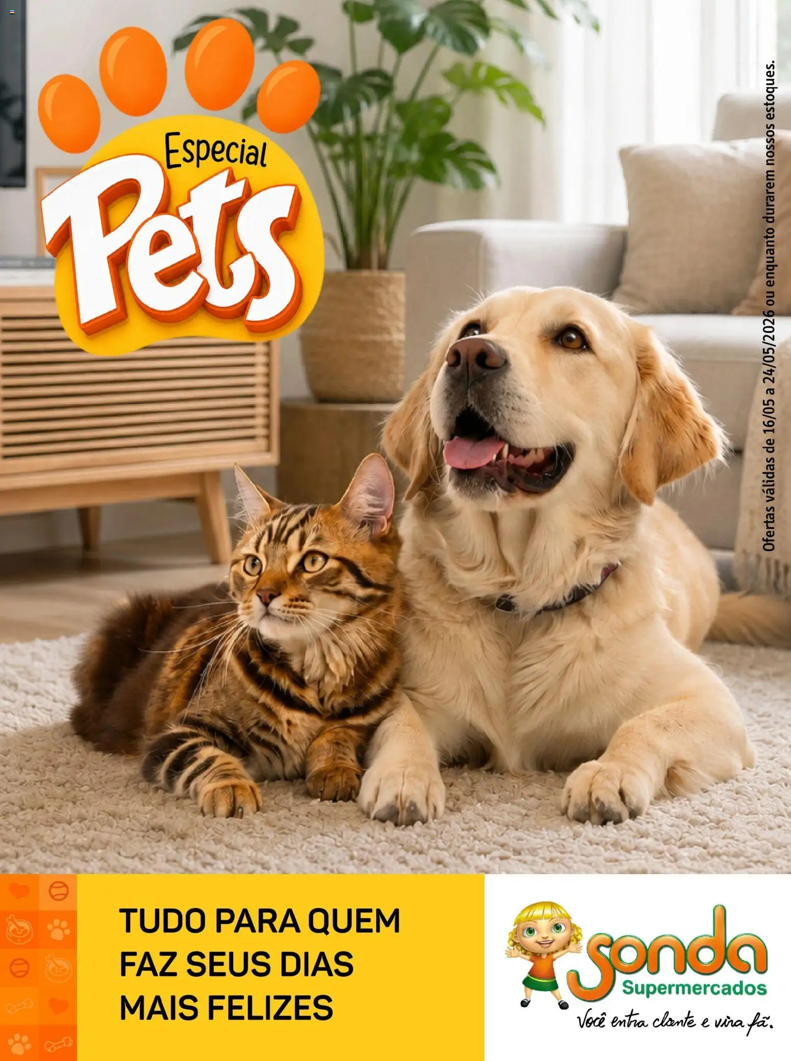 Pré-Visualização do folheto "Sonda ofertas Pets " da loja Sonda válido a partir de 16/05/2026
