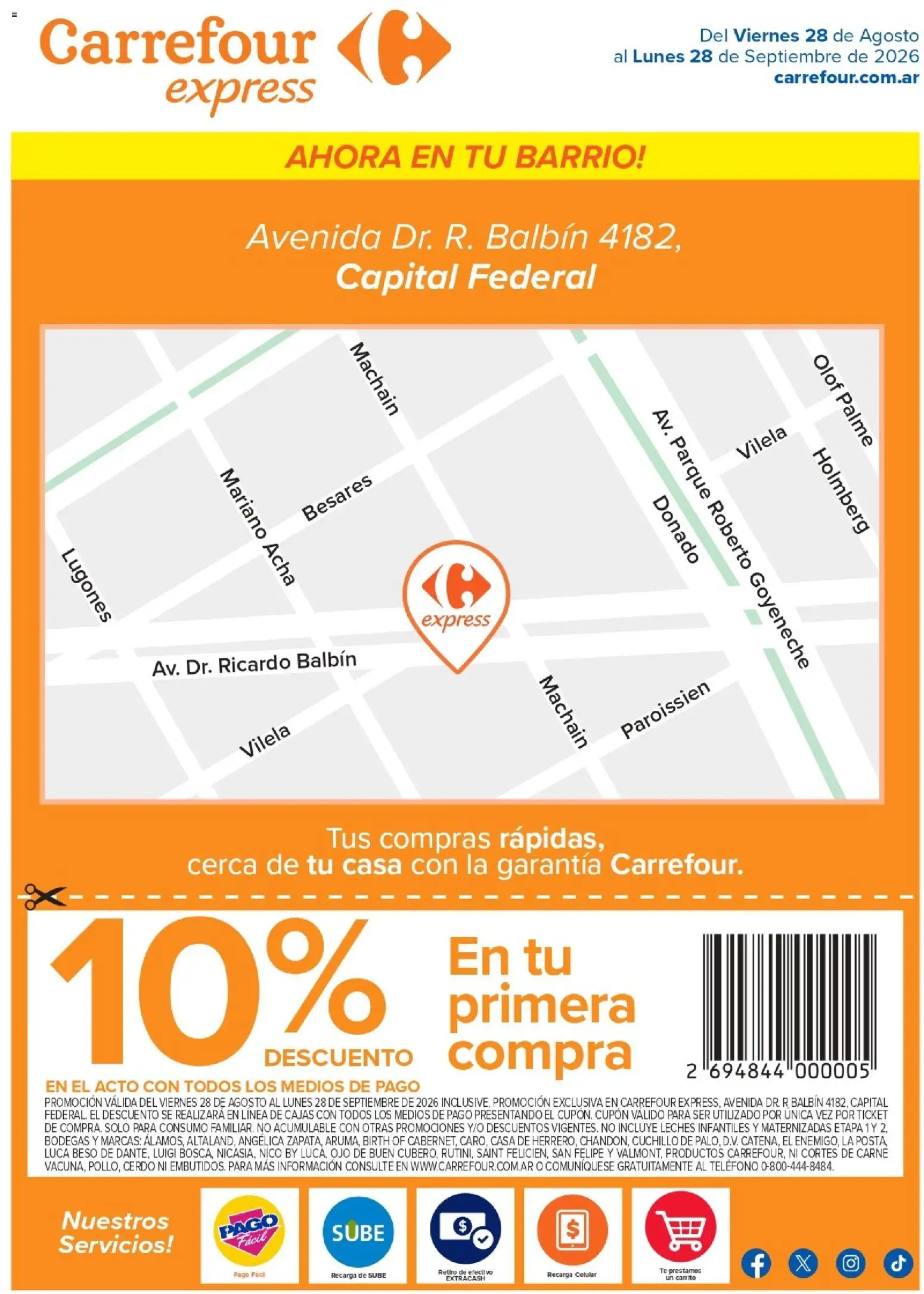 Vista previa del folleto de la tienda Carrefour válido desde el 28/08/2026 