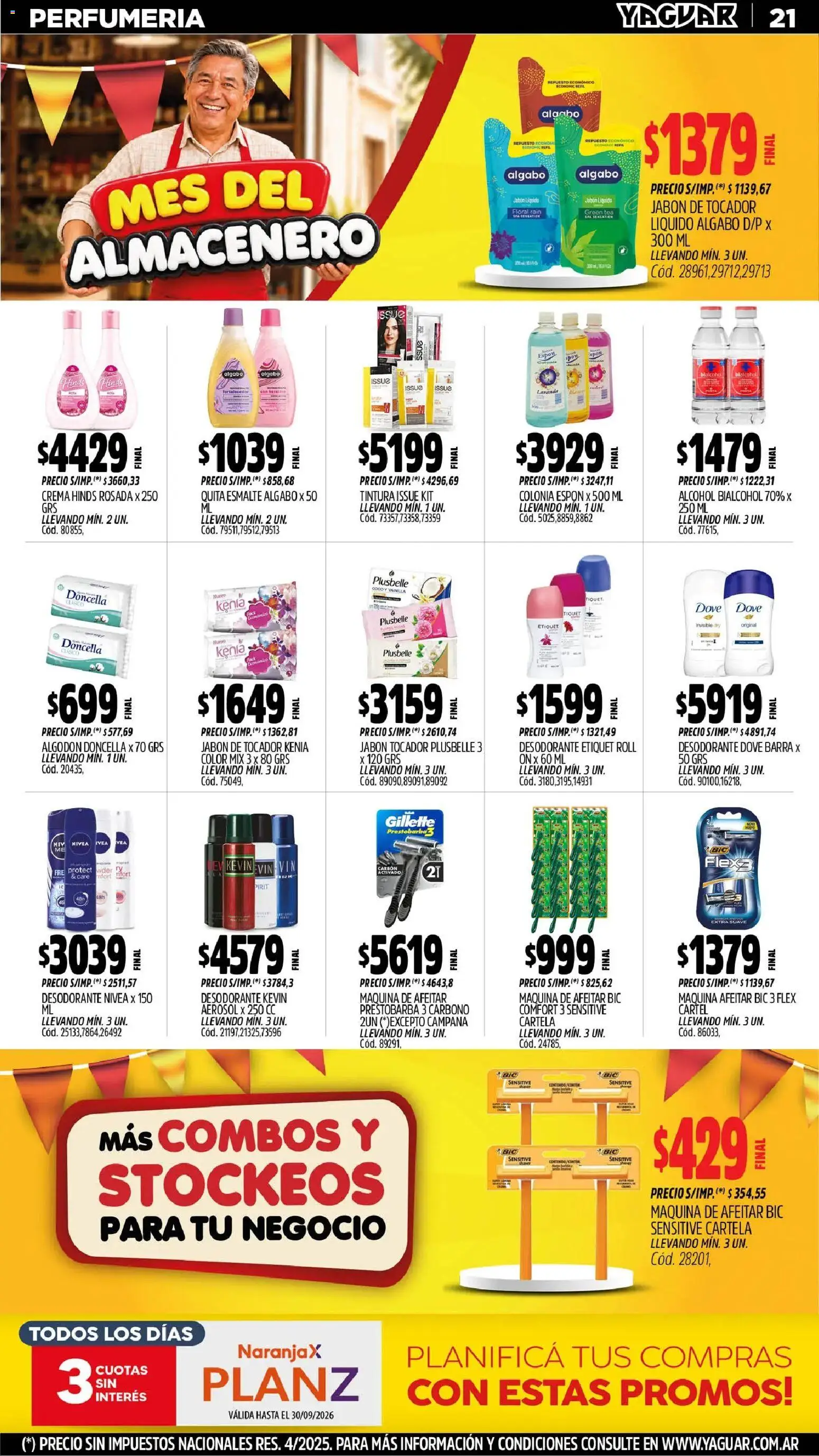 Vista previa del folleto de la tienda Yaguar válido desde el 31/08/2026 