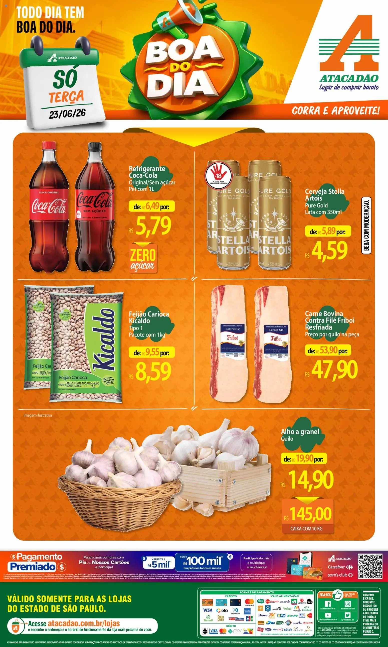 Pré-Visualização do folheto "Atacadão ofertas - SP" da loja Atacadão válido a partir de 23/06/2026