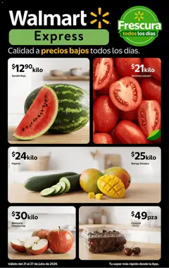 Vista previa las ofertas de la tienda Walmart Express - Walmart Express folleto Calidad a precios bajos desde el 21/07/2026 