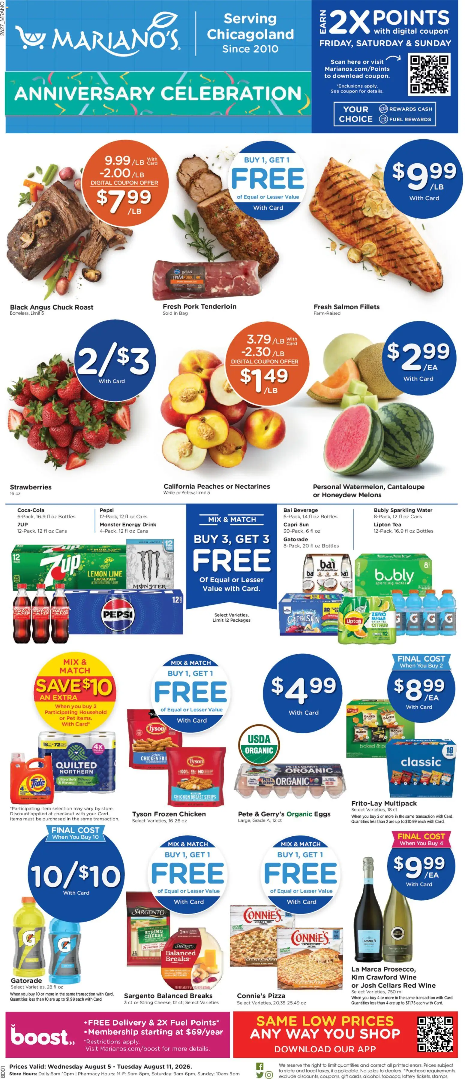 Ad Preview of Mariano's Mariano's Weekly Ad from 08/05/2026