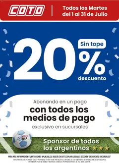 Vista previa del folleto de la tienda Coto válido desde el 01/07/2026 
