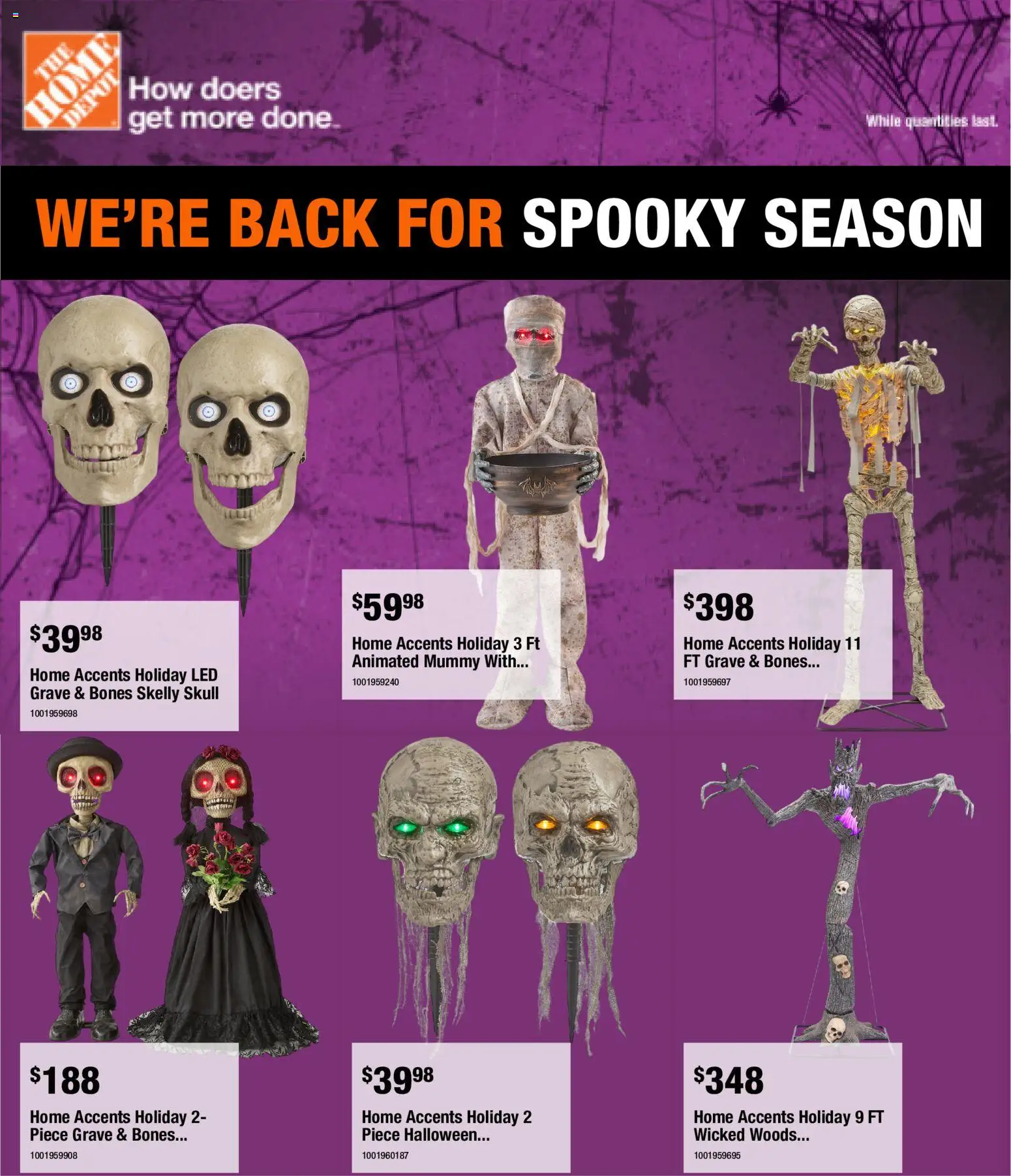 Preview of leaflet Home Depot flyer - Halloween from shop Home Depot is valid from Sep 25, 2026
