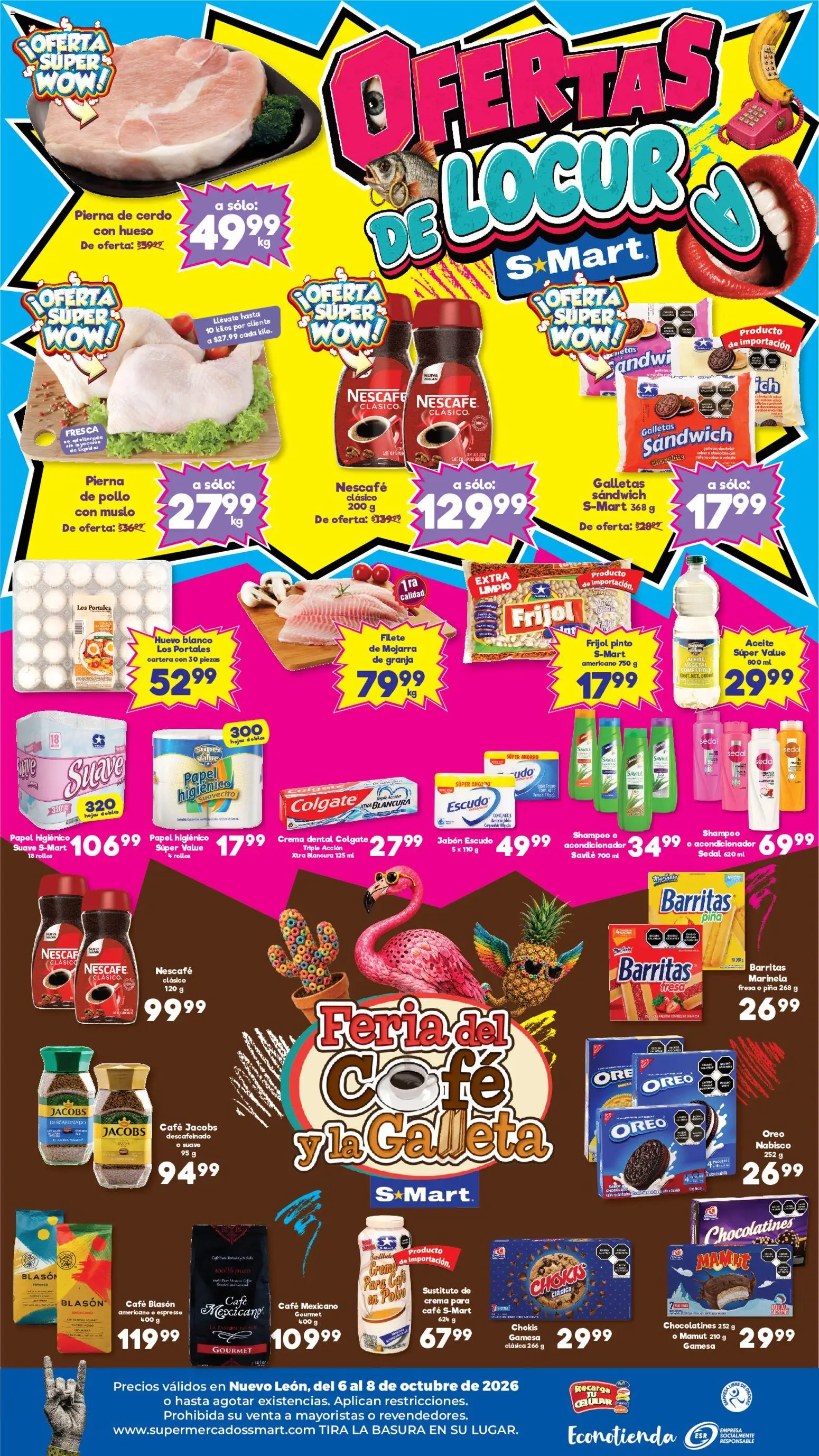 Vista previa las ofertas de la tienda S-Mart - S-Mart folleto Monterrey desde el 06/10/2026 