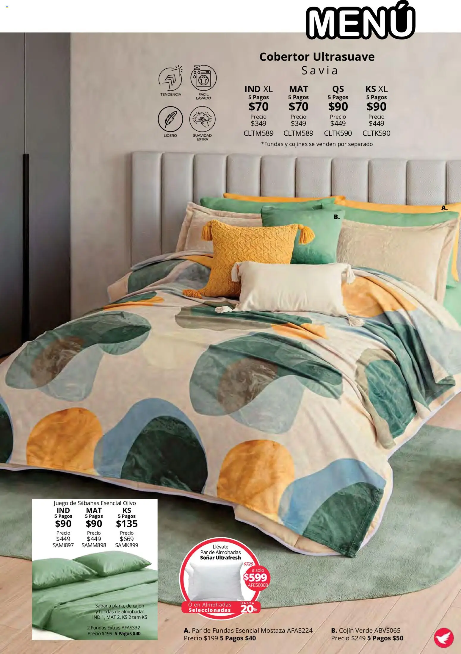 Vista previa las ofertas de la tienda Colchas Concord - Colchas Concord catálogo Colección Cobertor Calor de Hogar desde el 15/10/2026 