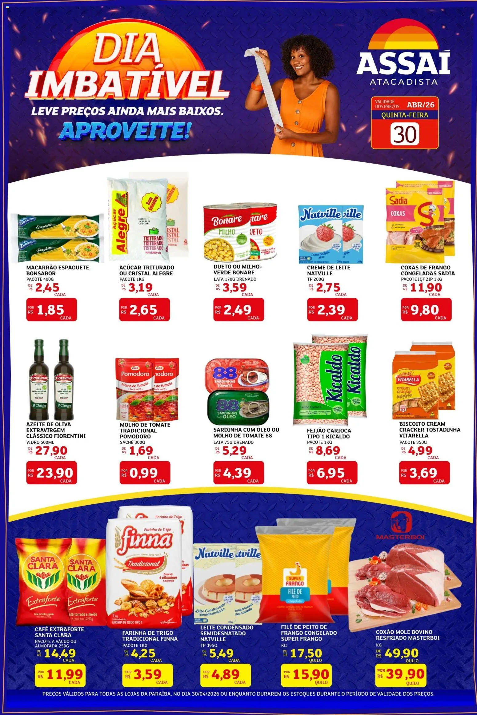 Pré-Visualização do folheto "Assaí Atacadista ofertas - PB" da loja Assaí Atacadista válido a partir de 30/04/2026