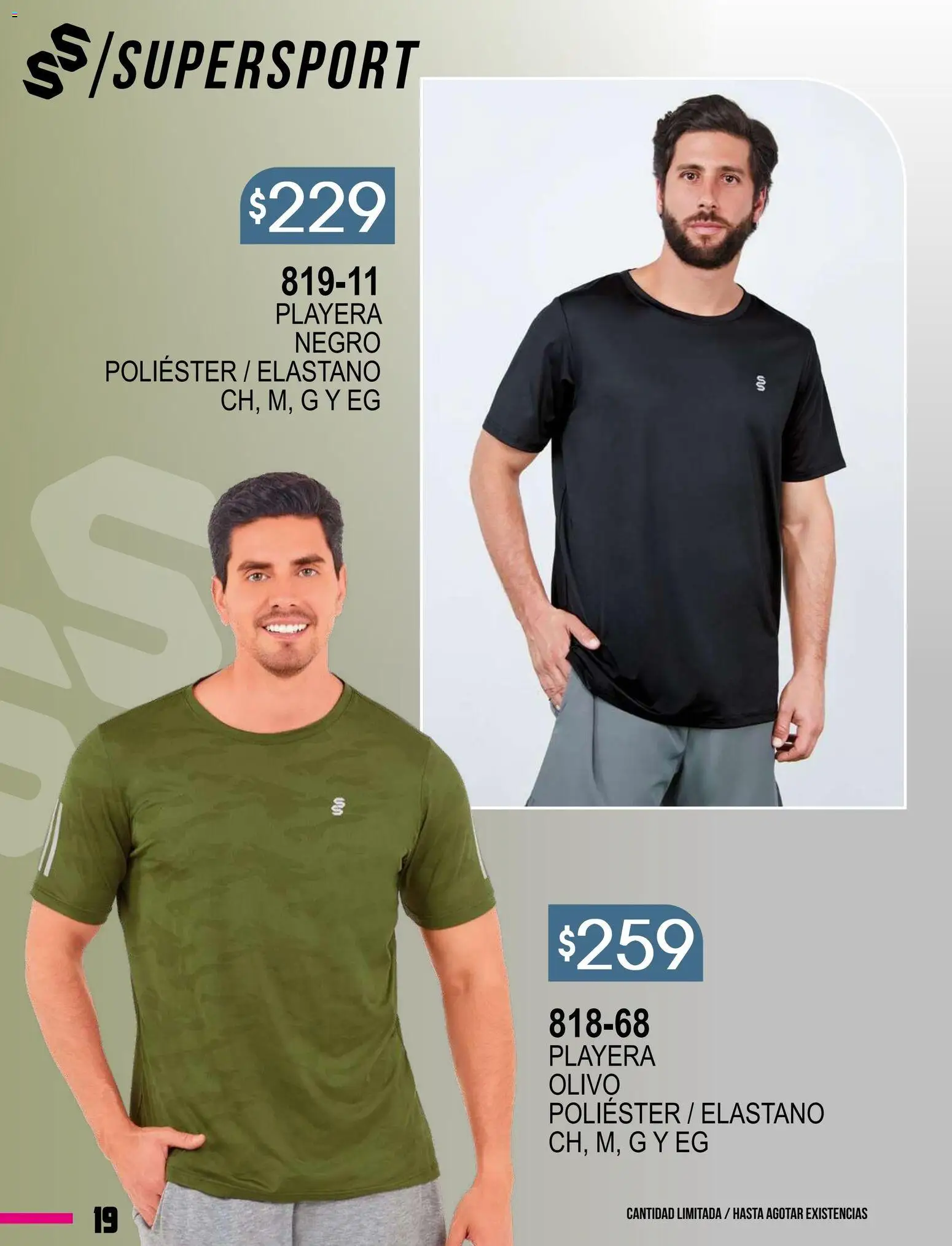 Vista previa las ofertas de la tienda Cklass - Catálogo Especial Supersport Caballero desde el 08/01/2026 - Playera
