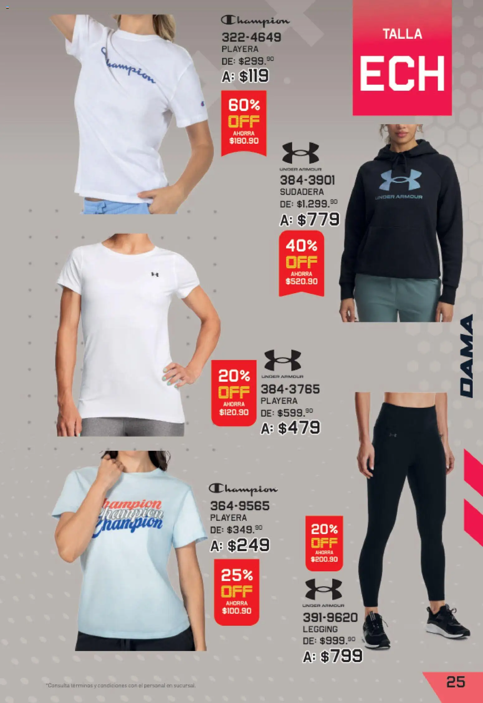 Vista previa las ofertas de la tienda Andrea - Andrea catálogo Lo mejor de marcas desde el 27/09/2026 - Playera, Sudadera