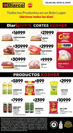 Vista previa del folleto de la tienda Diarco válido desde el 29/06/2026 