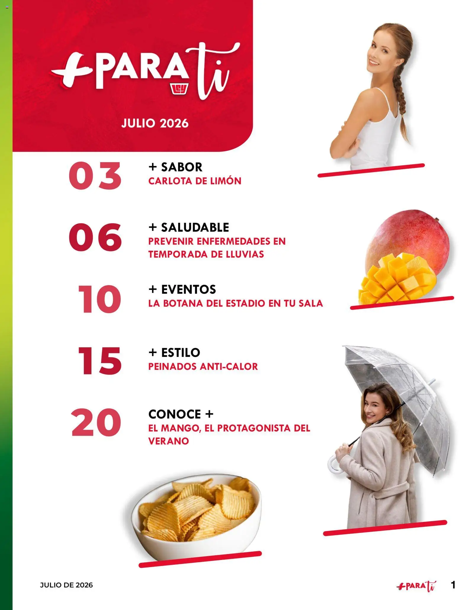 Vista previa las ofertas de la tienda Casa Ley - Casa Ley folleto Para ti desde el 01/07/2026 - Limón, Sala